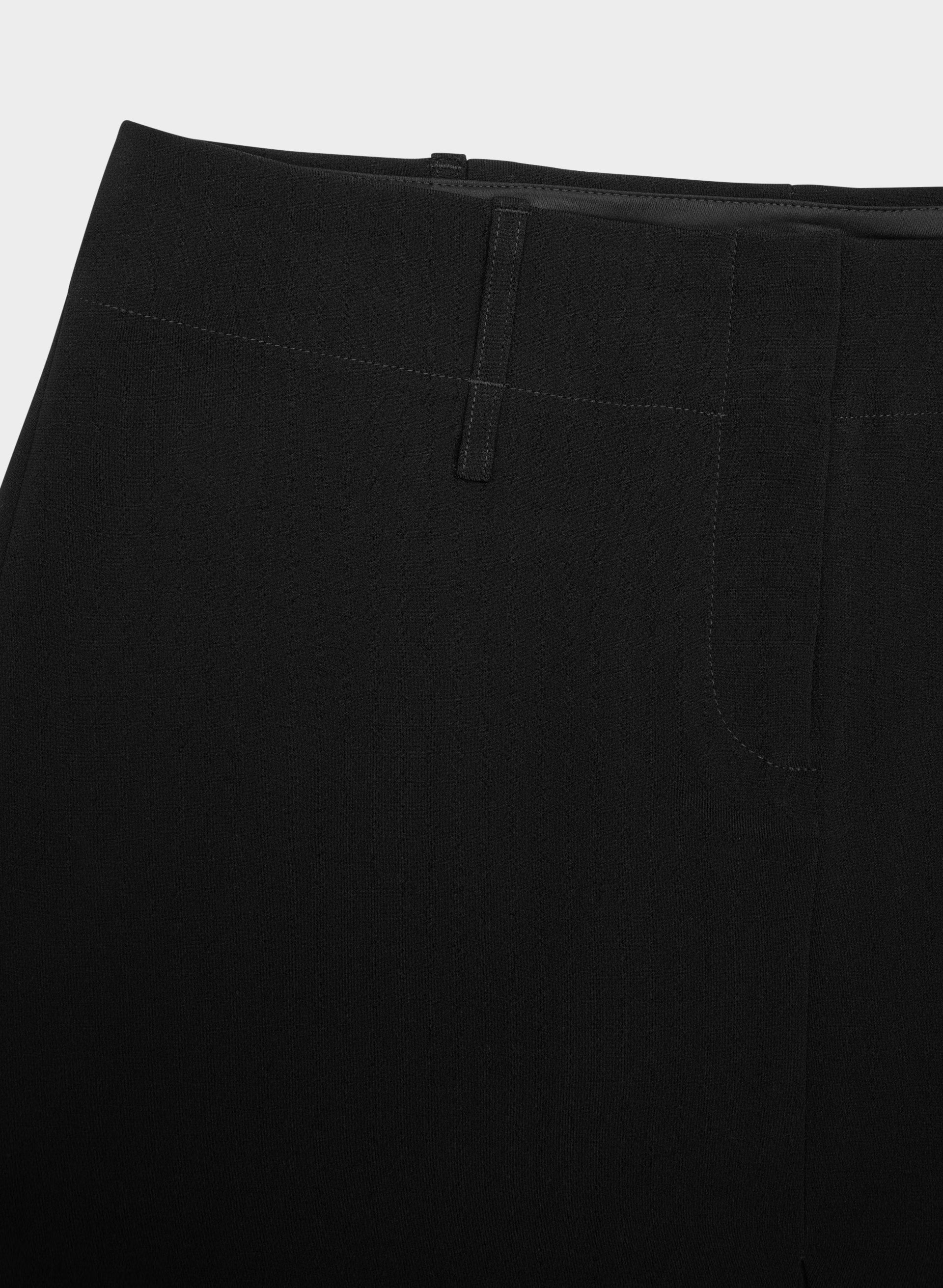 Optics Skirt - Sway Crepe - BLACK