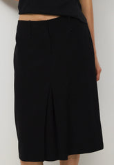 Optics Skirt - Sway Crepe - BLACK