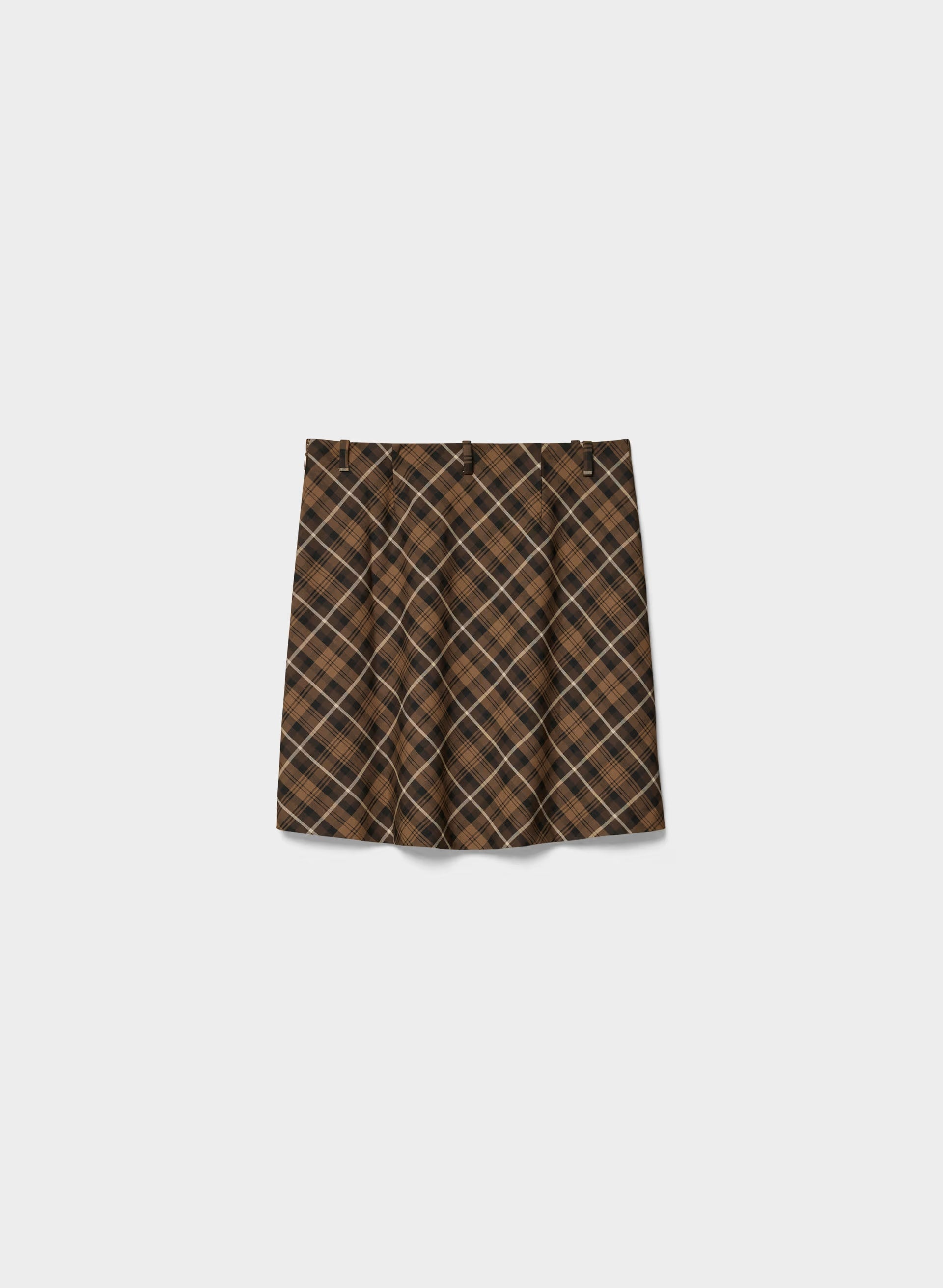 Clarissa Skirt - RCH MCH BRN / CHLR BRN