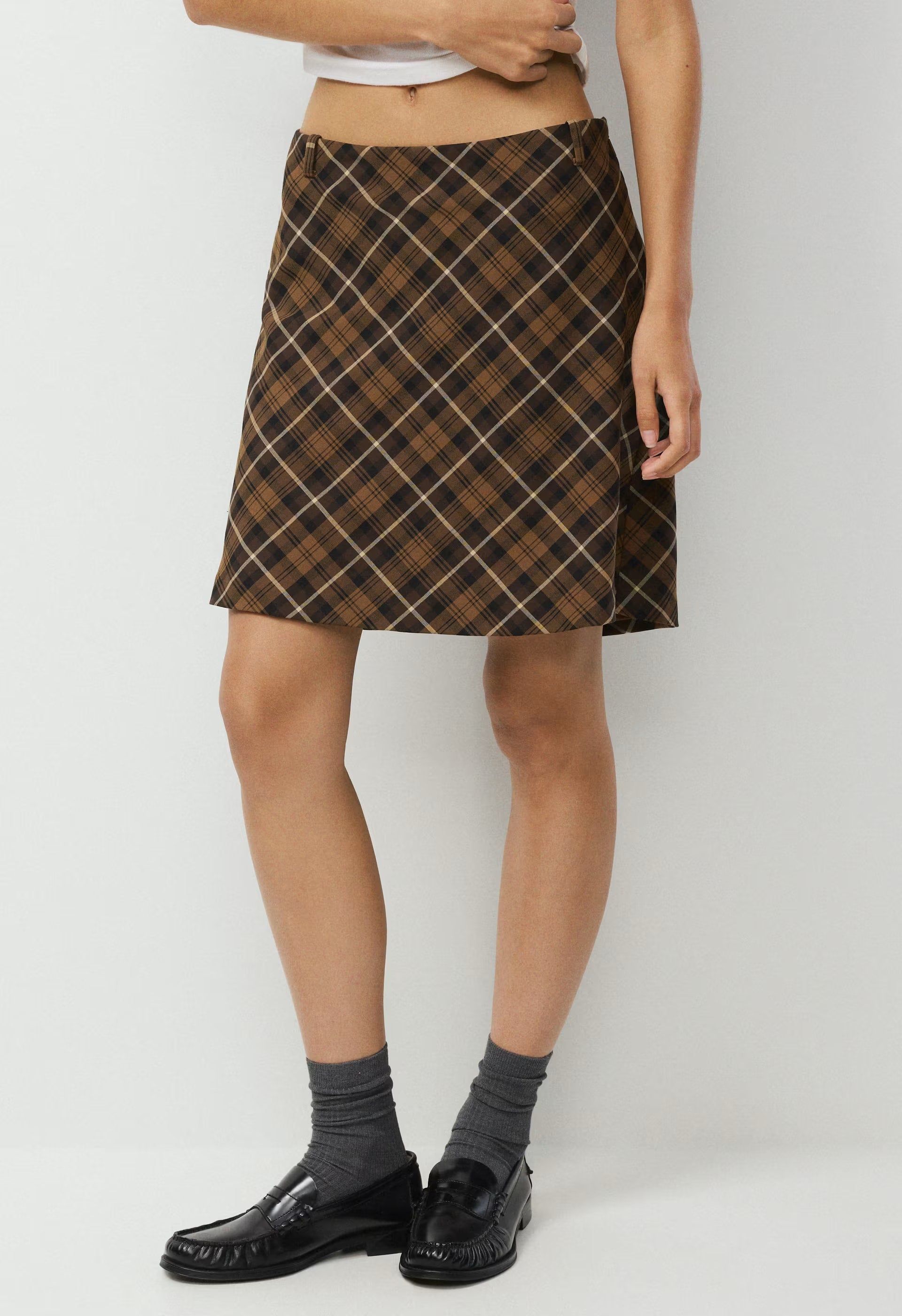Clarissa Skirt - RCH MCH BRN / CHLR BRN