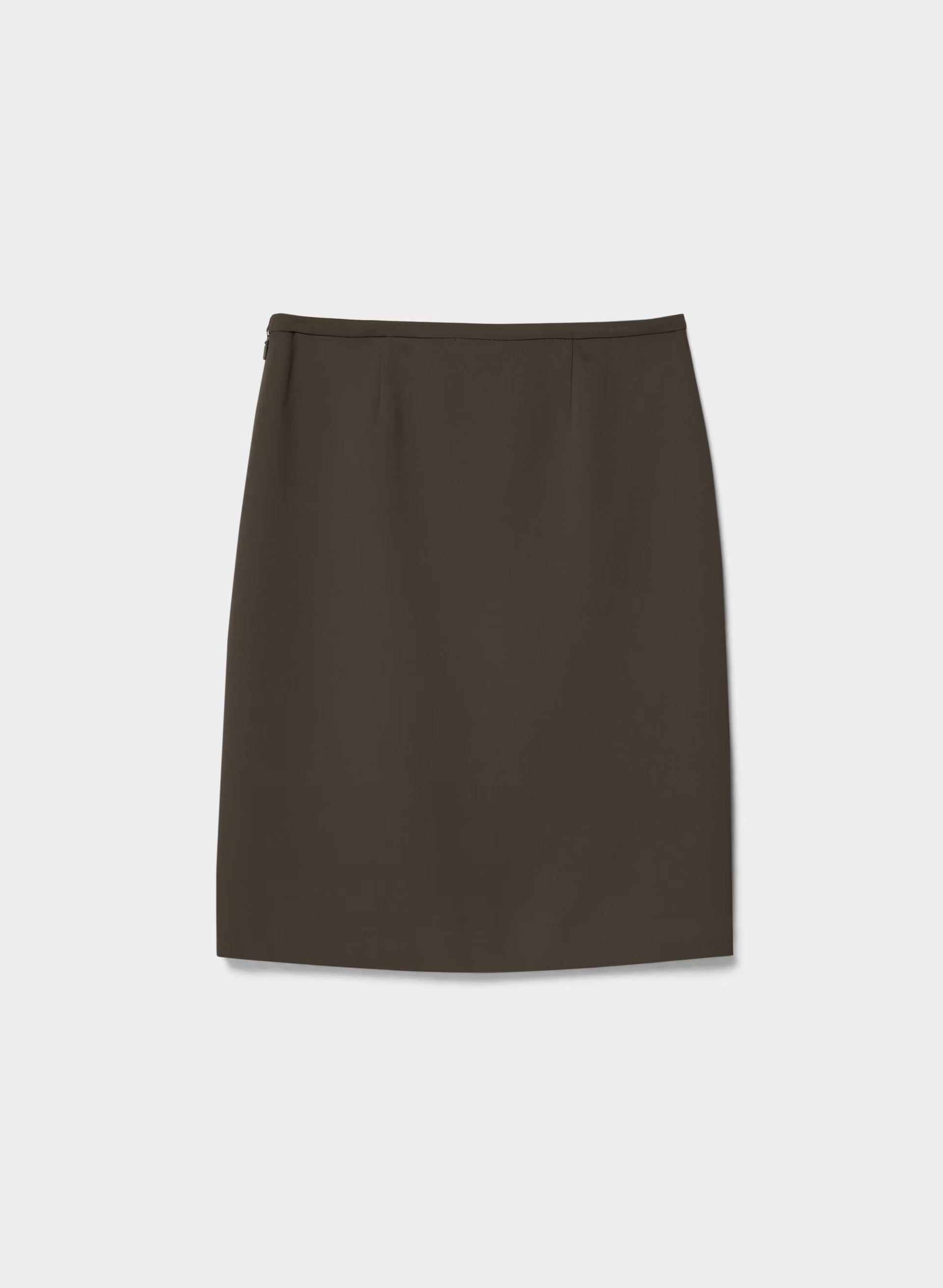 Scholar Skirt - Crepette™ - CACAO NIB BROWN