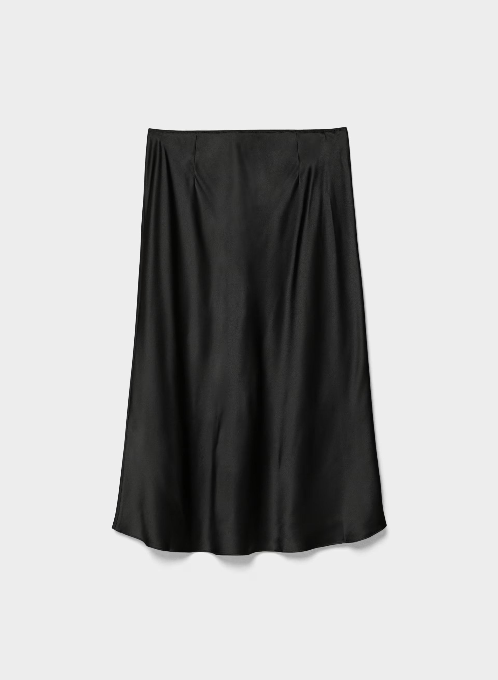 Confluence Silk Skirt - BLACK