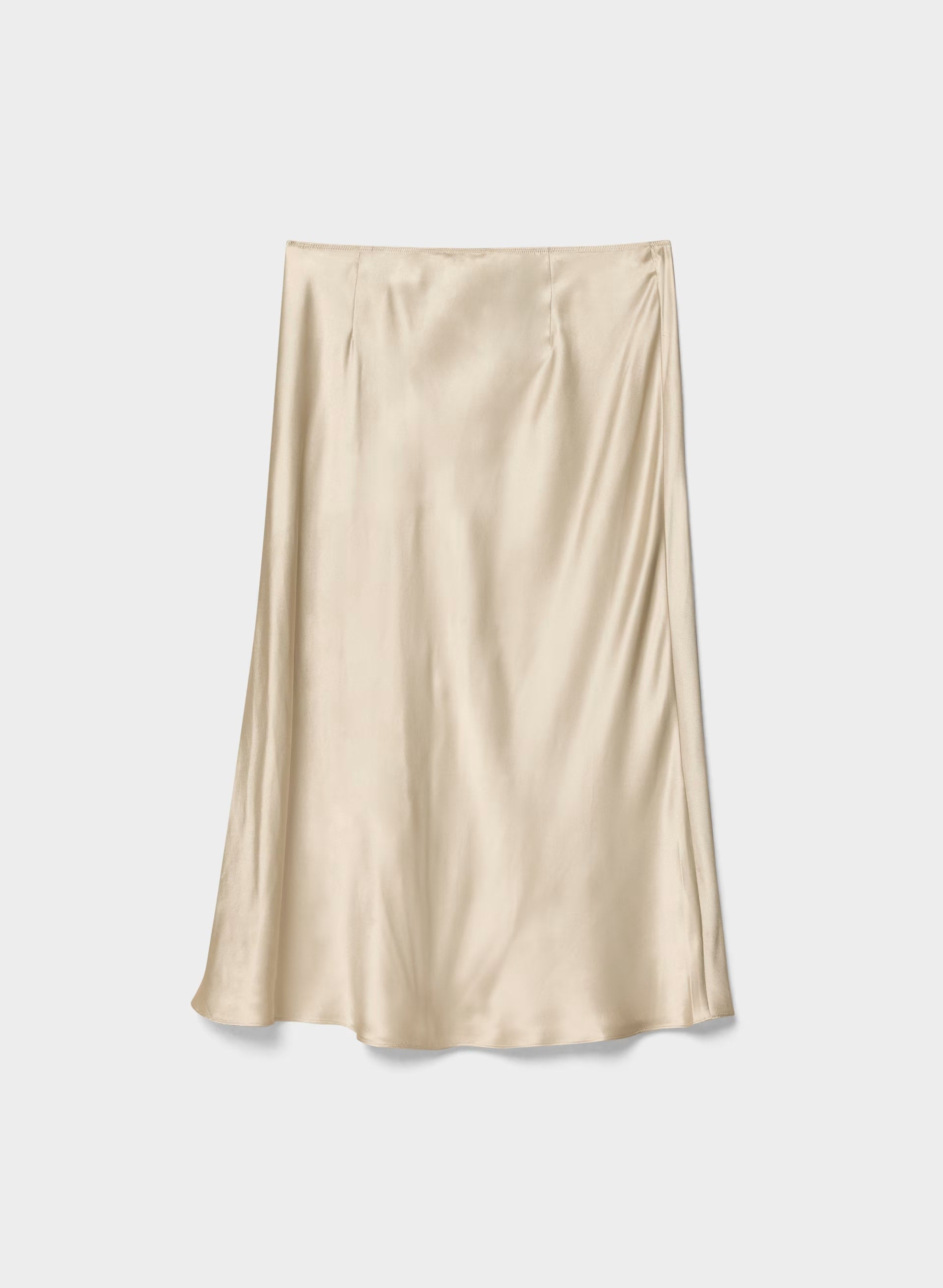 Confluence Silk Skirt - MARCONA BEIGE