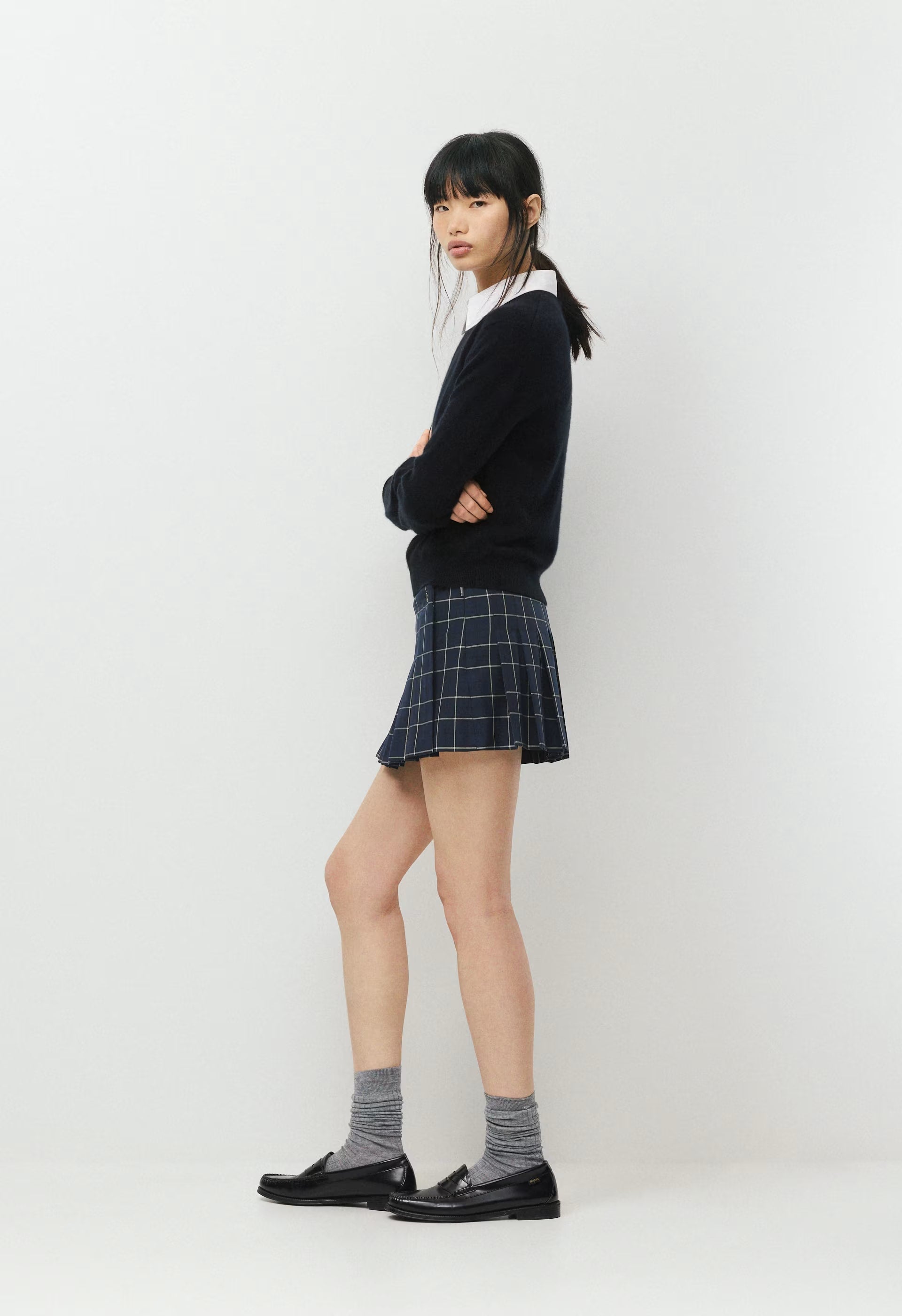 Dolly Skort - ADMRL NVY/HTHR CHROME
