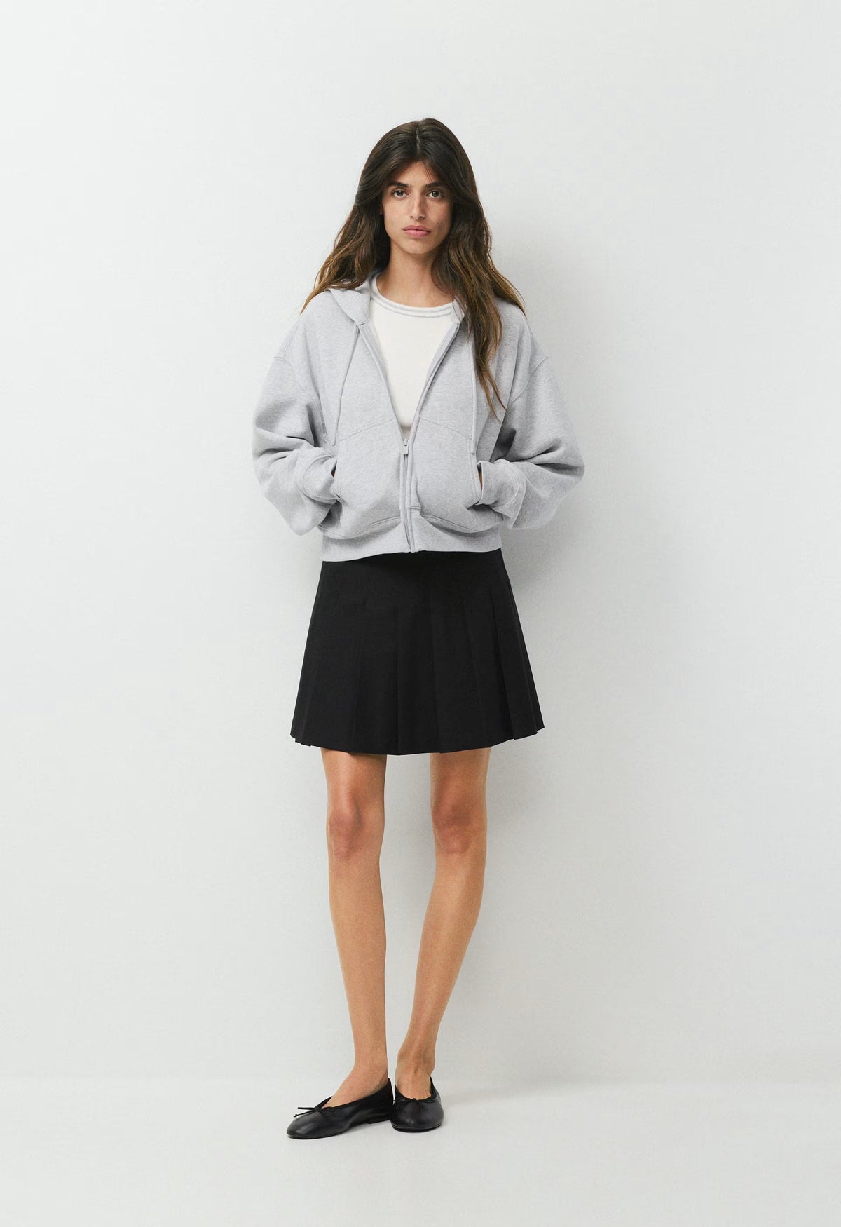 Olive Micro Skirt - BLACK