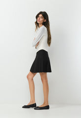 Olive Micro Skirt - BLACK