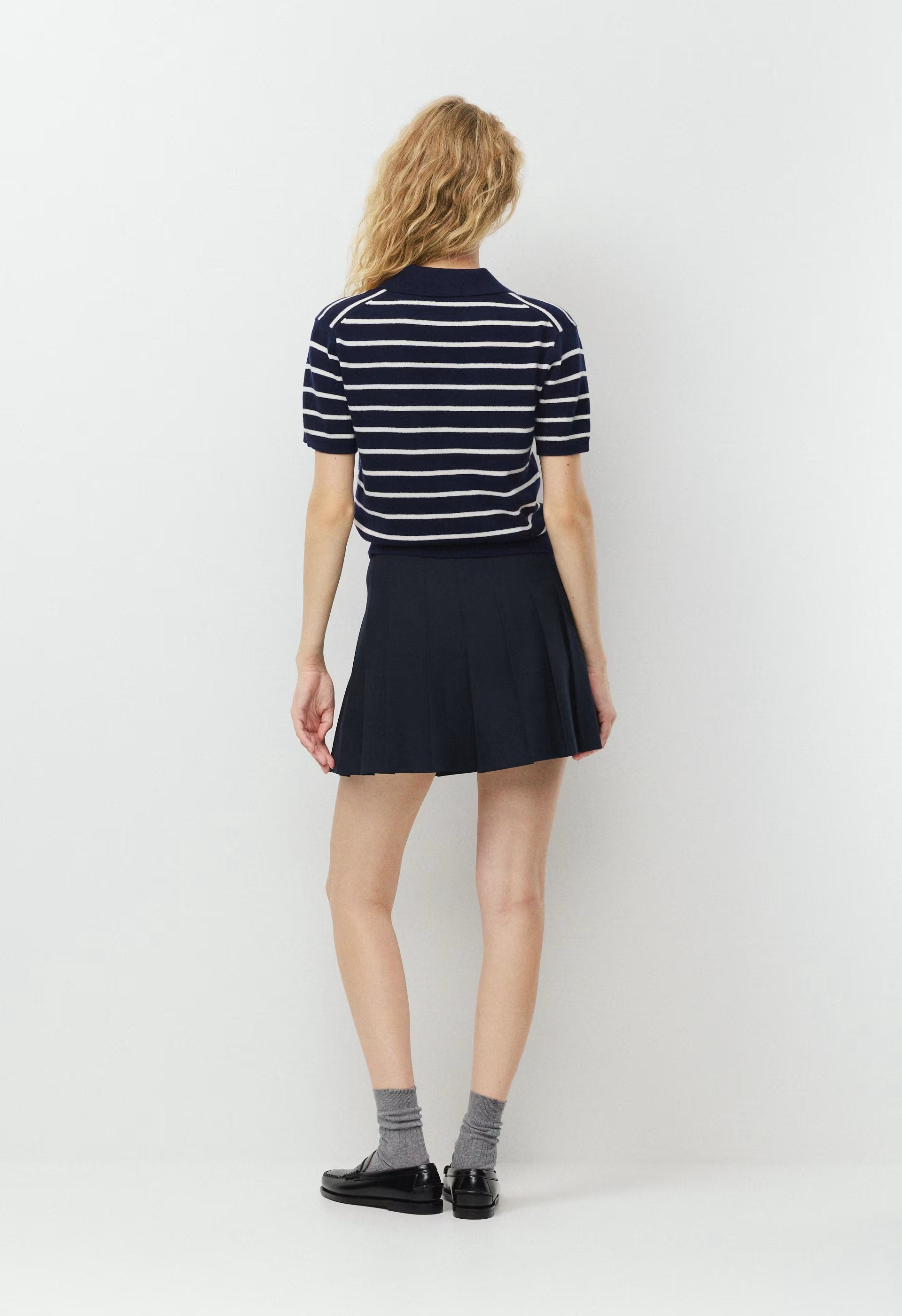Olive Micro Skirt - ADMIRAL NAVY