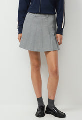 Olive Micro Skirt - HEATHER DARK GREY