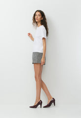 Expertise Skort - SPCKL TWEED BLK/WHITE