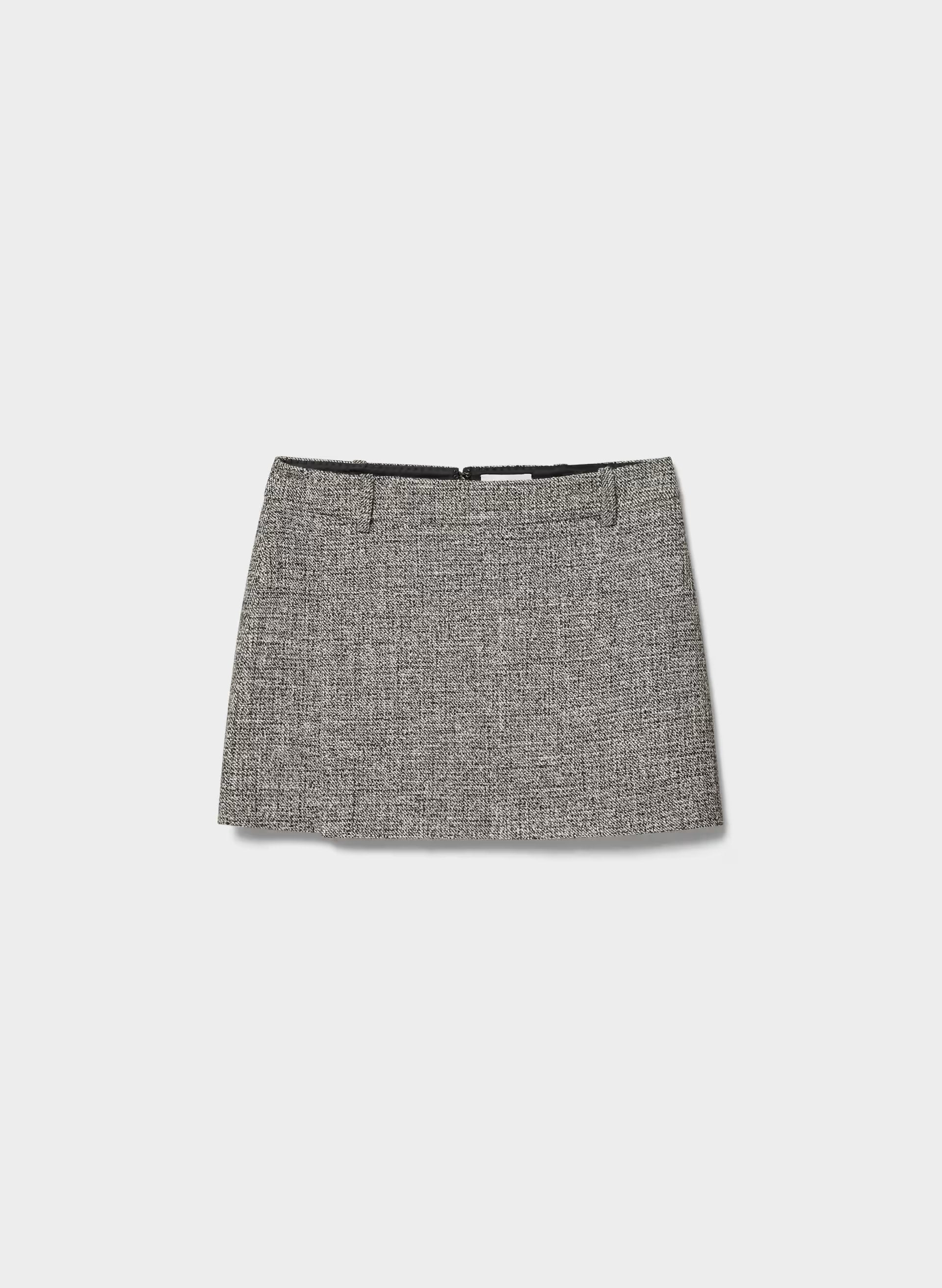 Metric Skirt - SPCKL TWEED BLK/WHITE