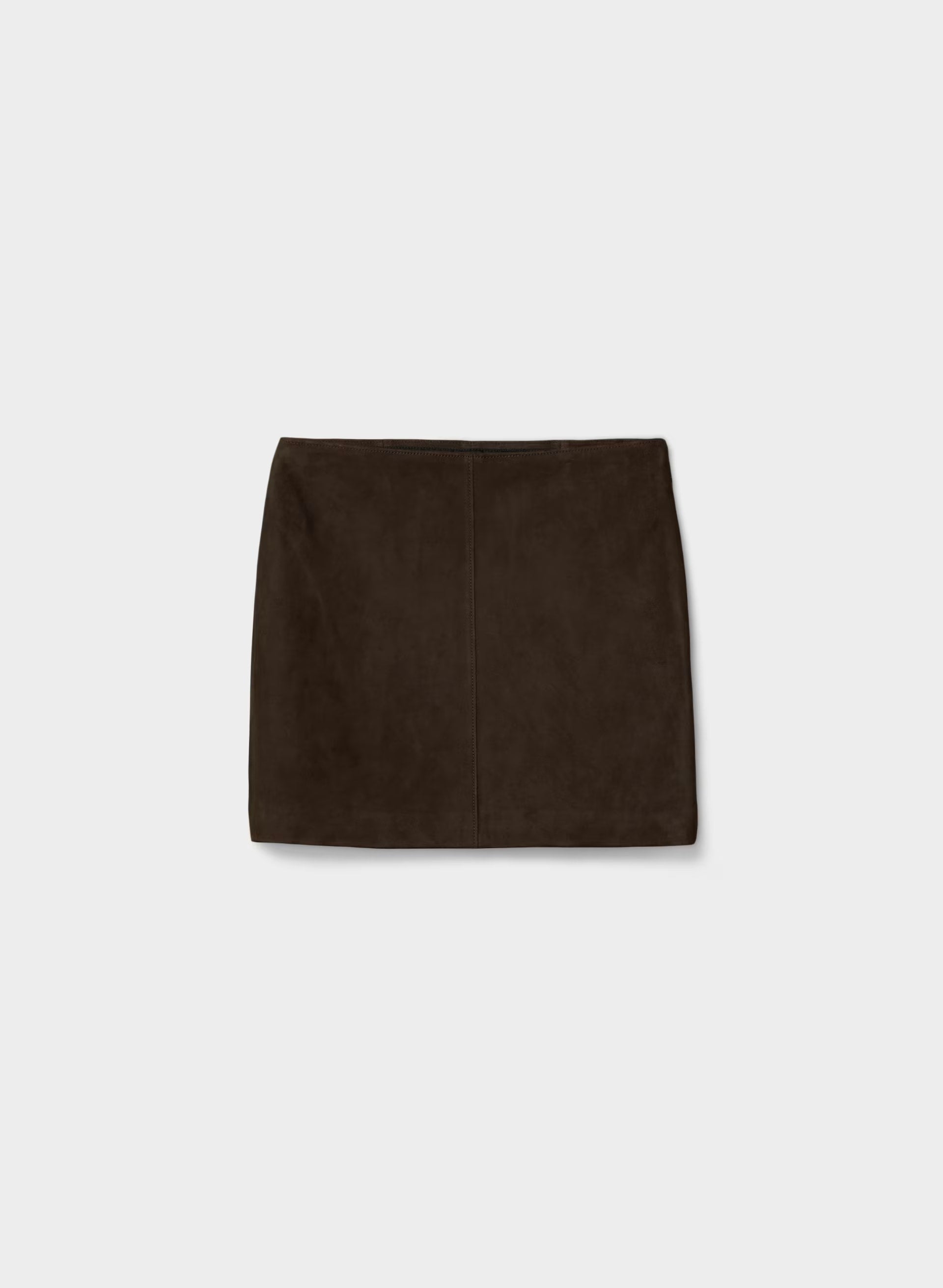Petra Skirt - Suede - CACAO NIB BROWN