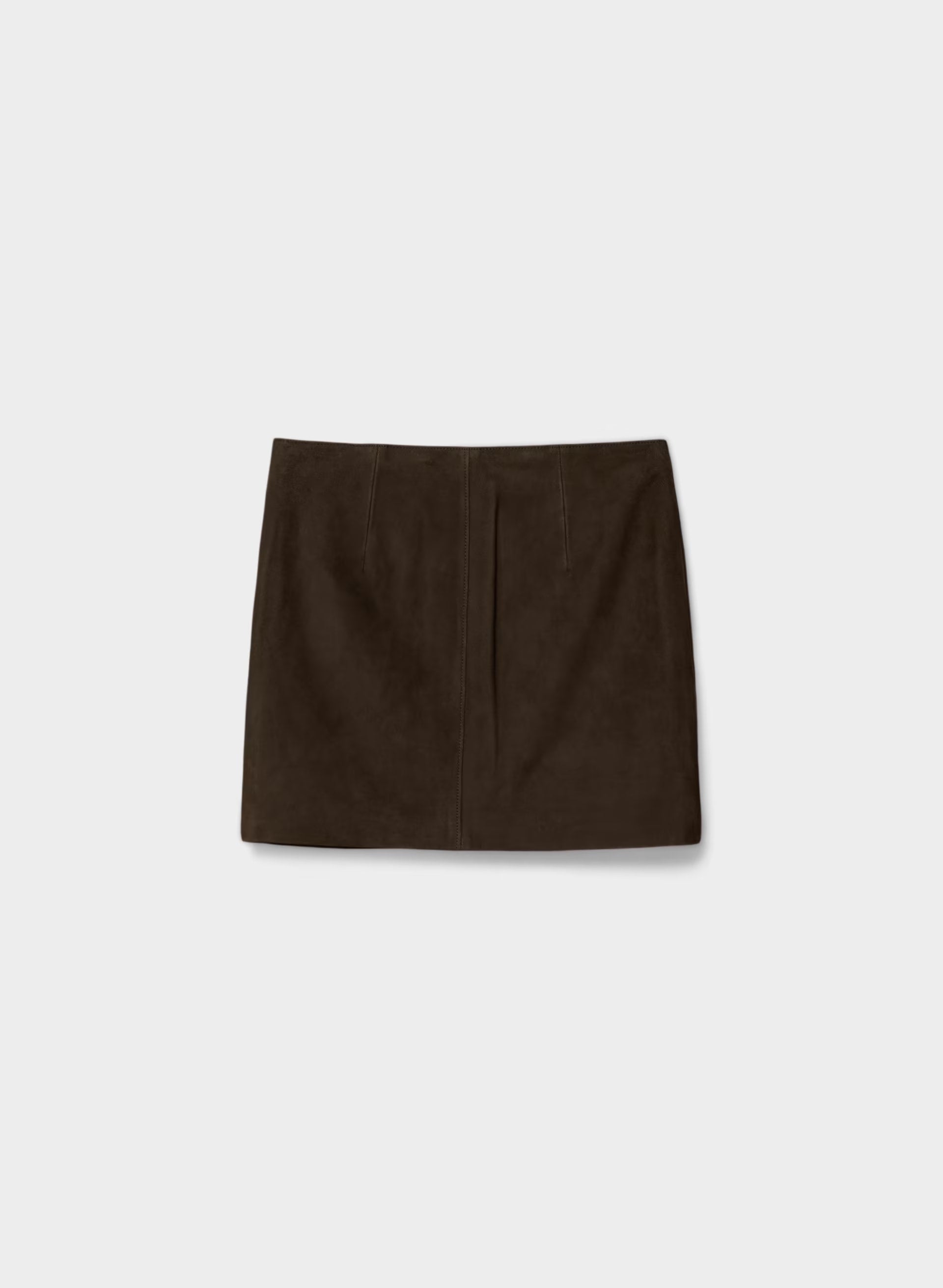 Petra Skirt - Suede - CACAO NIB BROWN