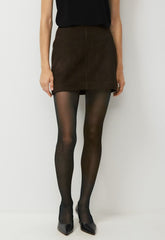 Petra Skirt - Suede - CACAO NIB BROWN