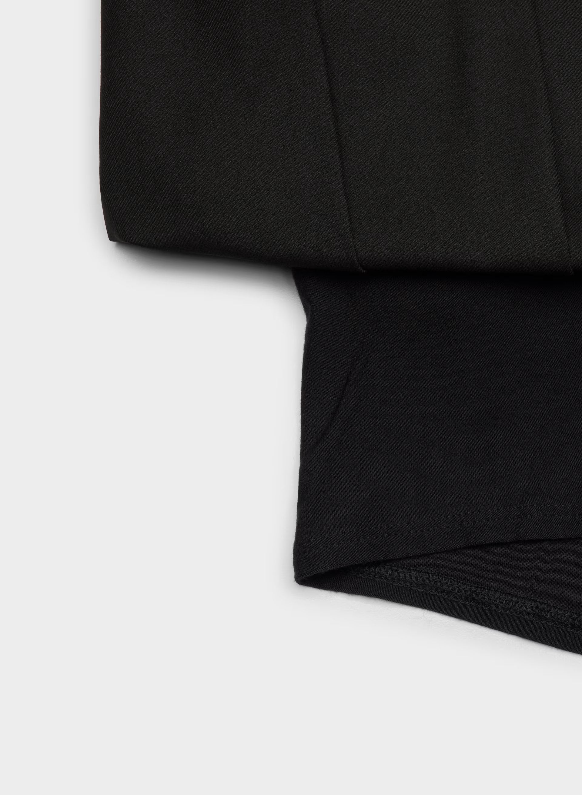 Olive Super Lo-Rise Micro Skort - BLACK