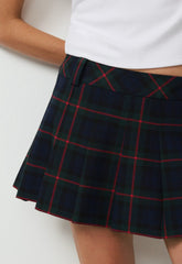 Olive Super Lo-Rise Micro Skort - FGTR GRN/ADMRL NVY