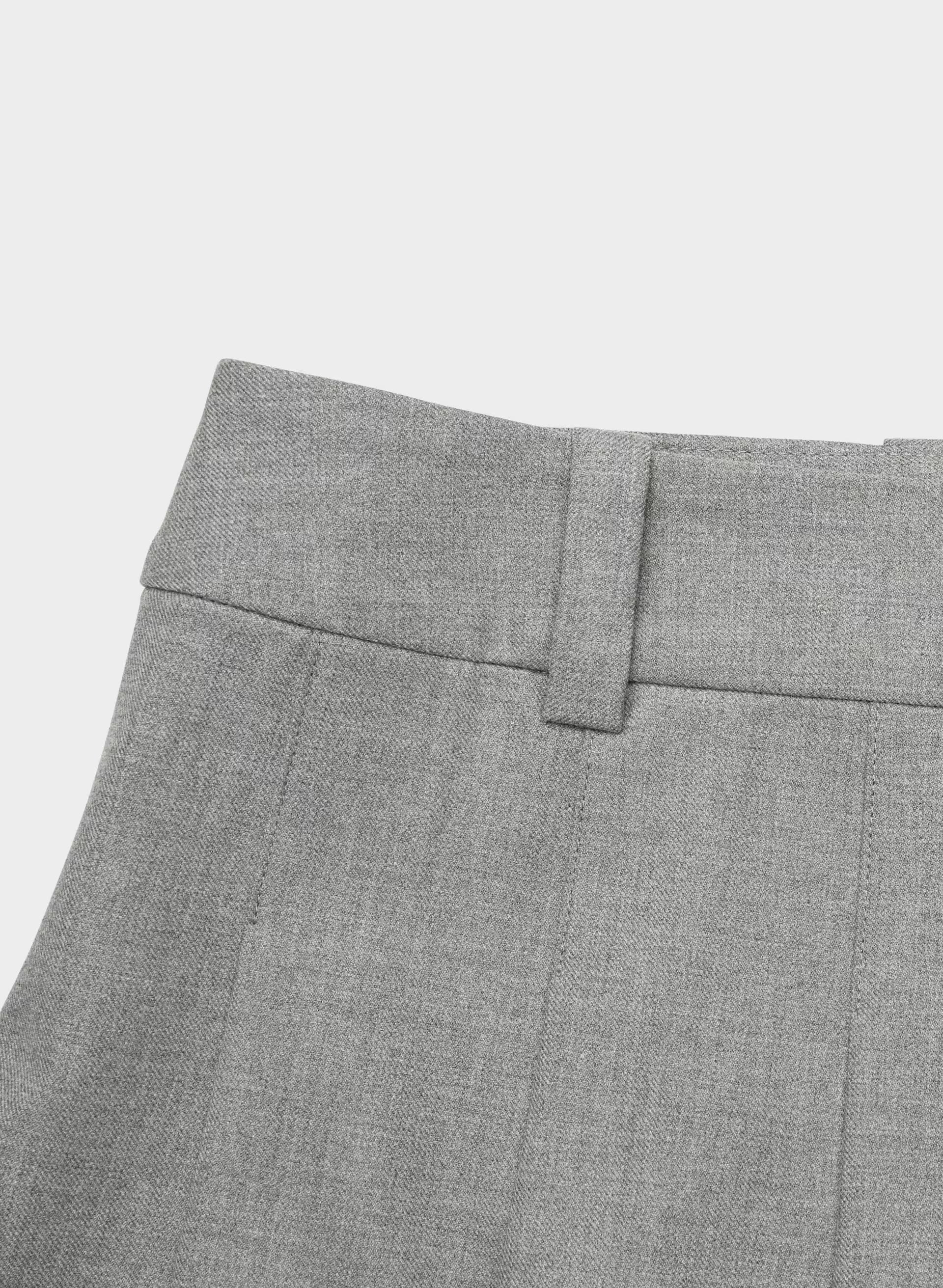 Olive Super Lo-Rise Micro Skort - HEATHER DARK GREY