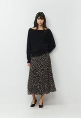 Twirl Skirt - BLACK/BIRCH
