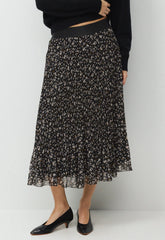 Twirl Skirt - BLACK/BIRCH