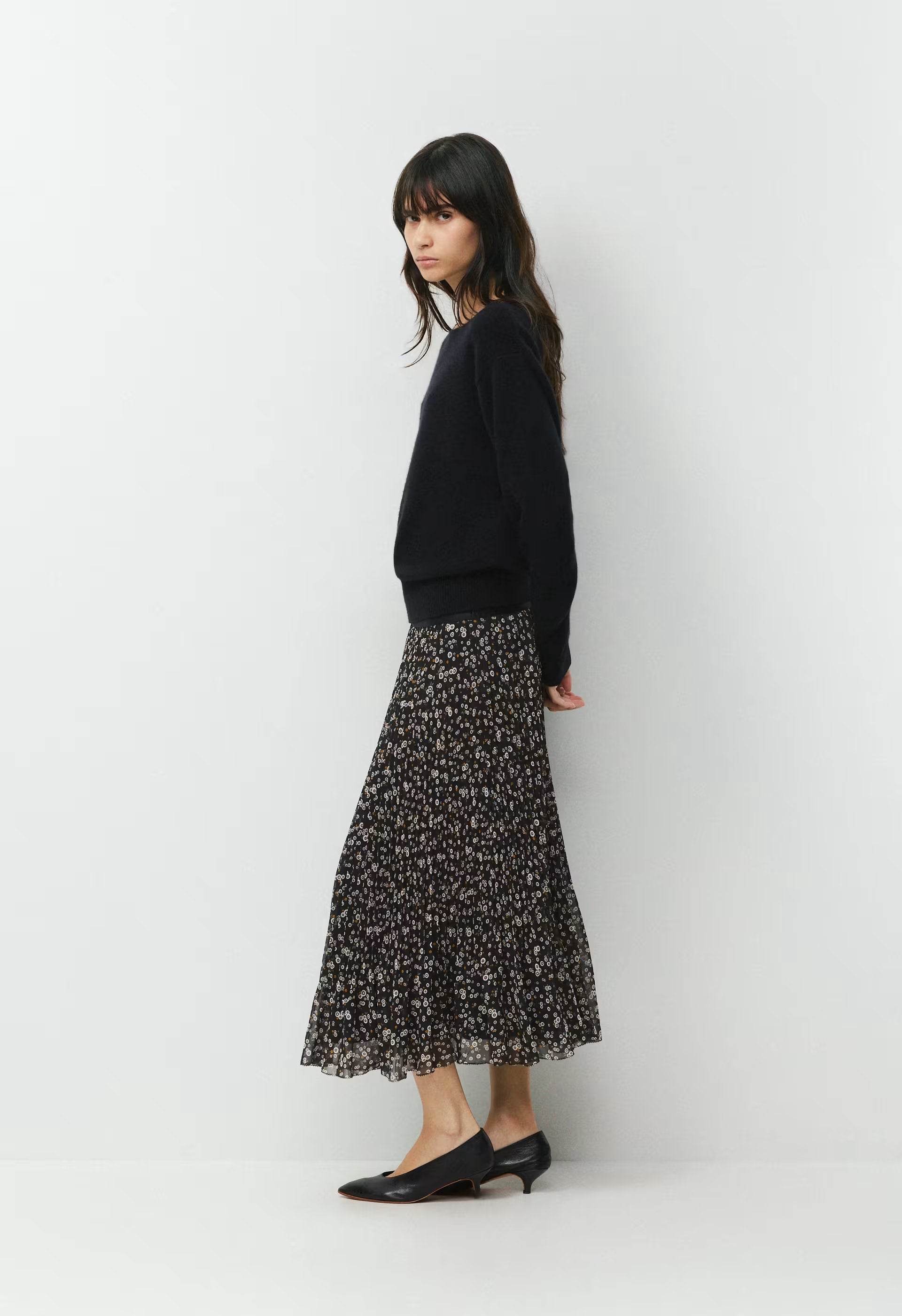 Twirl Skirt - BLACK/BIRCH