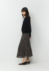 Twirl Skirt - BLACK/BIRCH