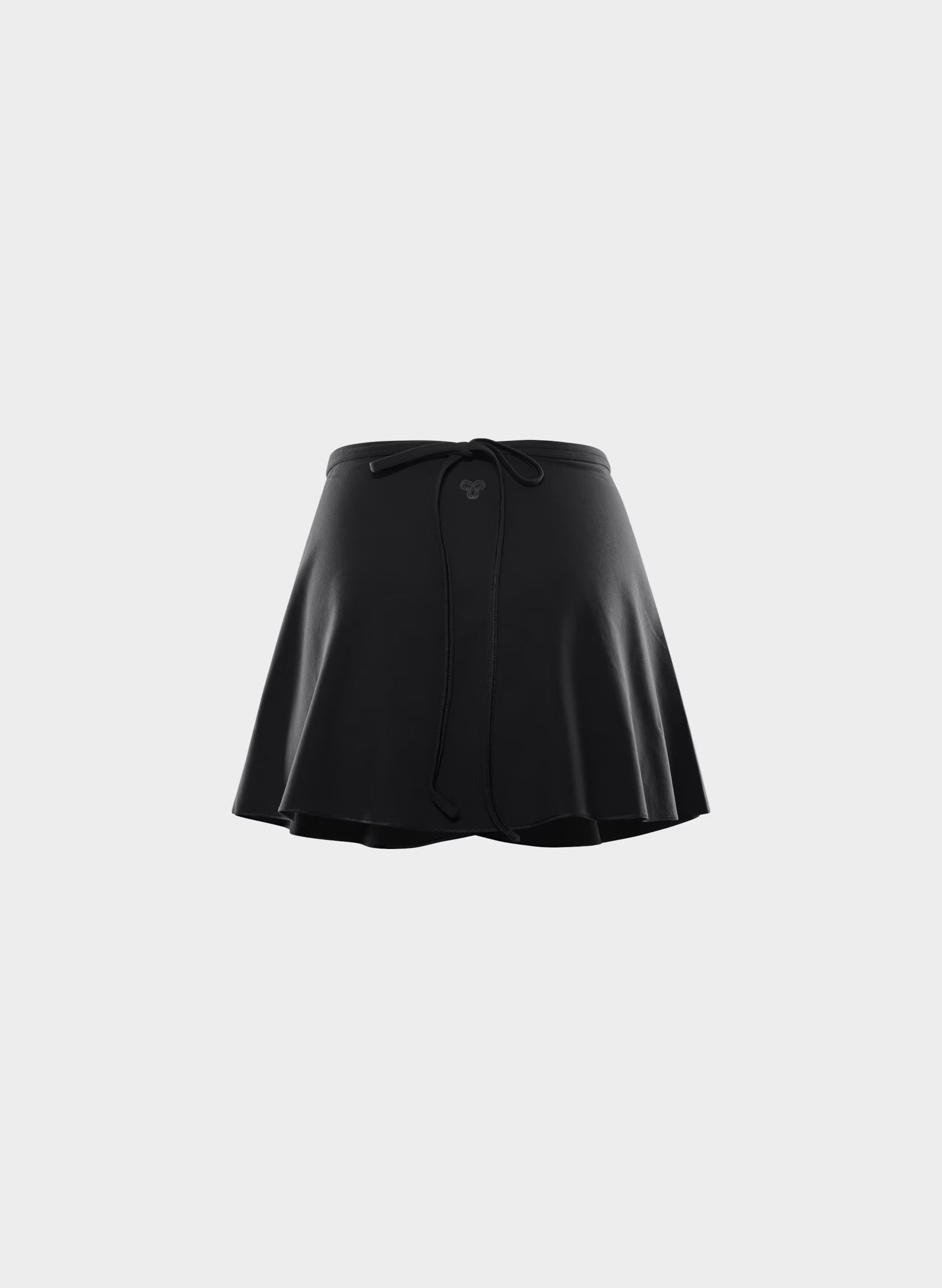 BUTTER Spring Wrap Skirt - BLACK