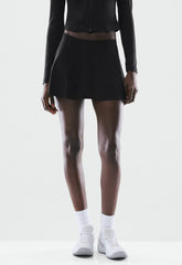 BUTTER Spring Wrap Skirt - BLACK