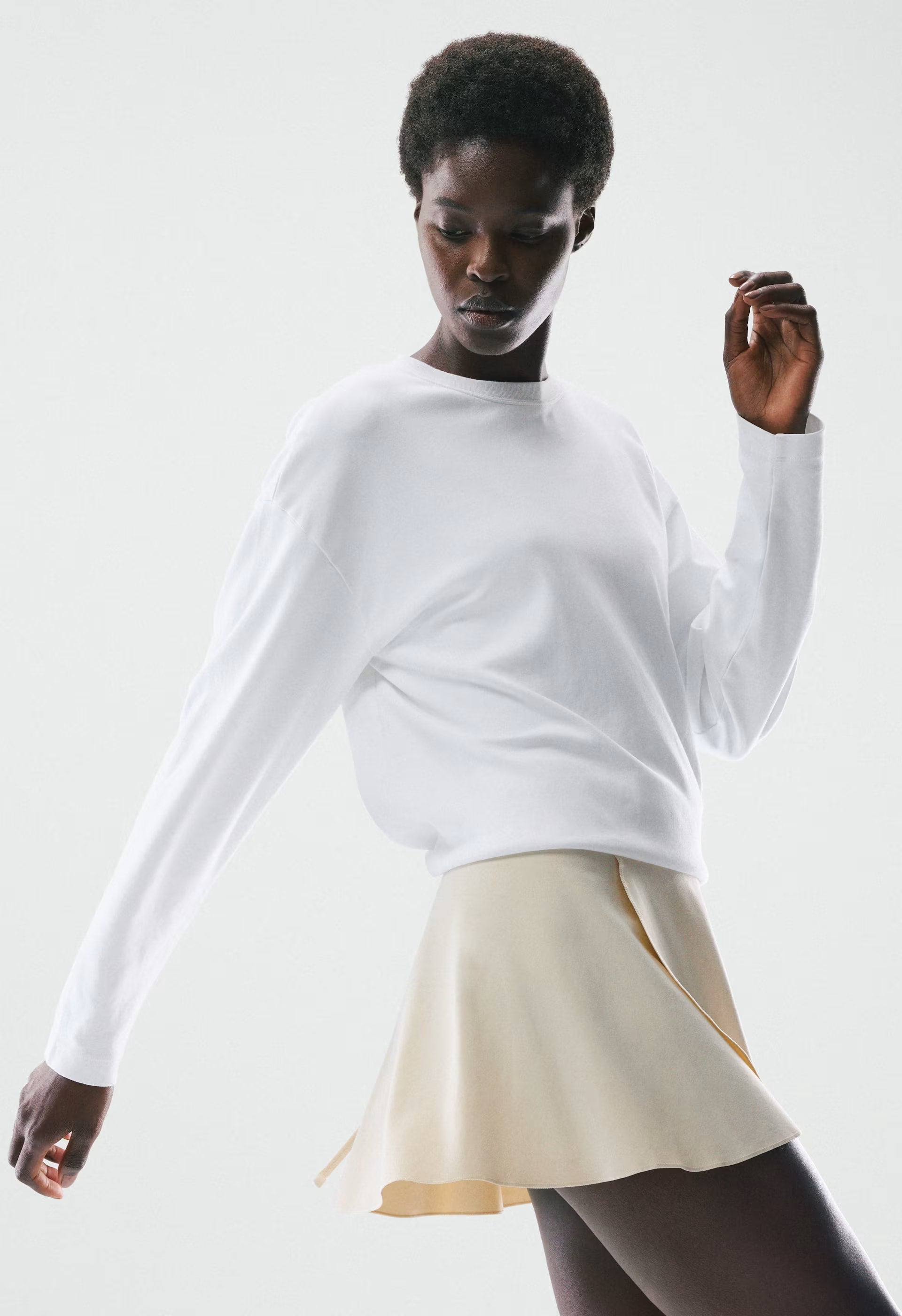 BUTTER Spring Wrap Skirt - SEASIDE CREAM