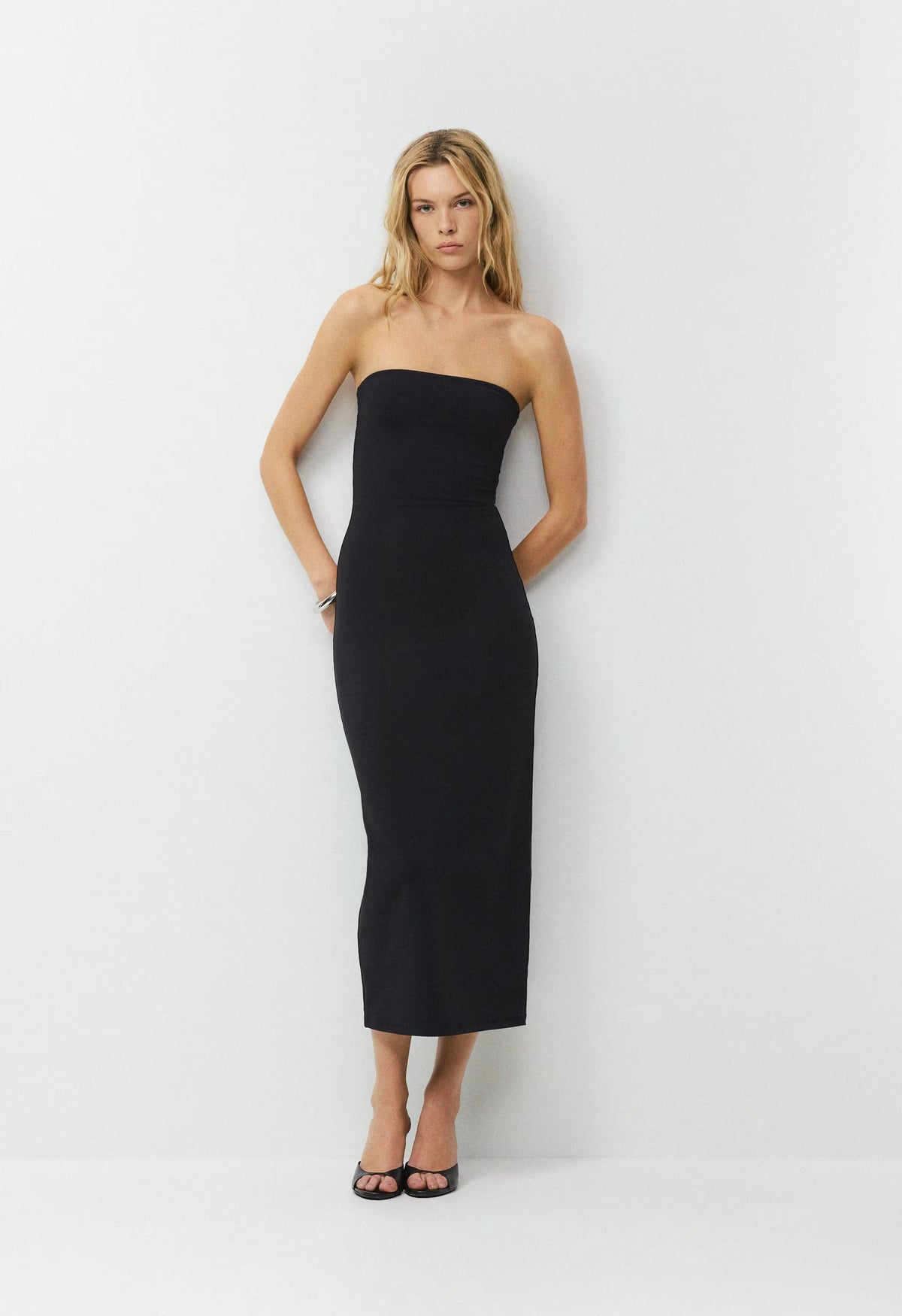Original Contour Enrapture Maxi Tube Dress - BLACK