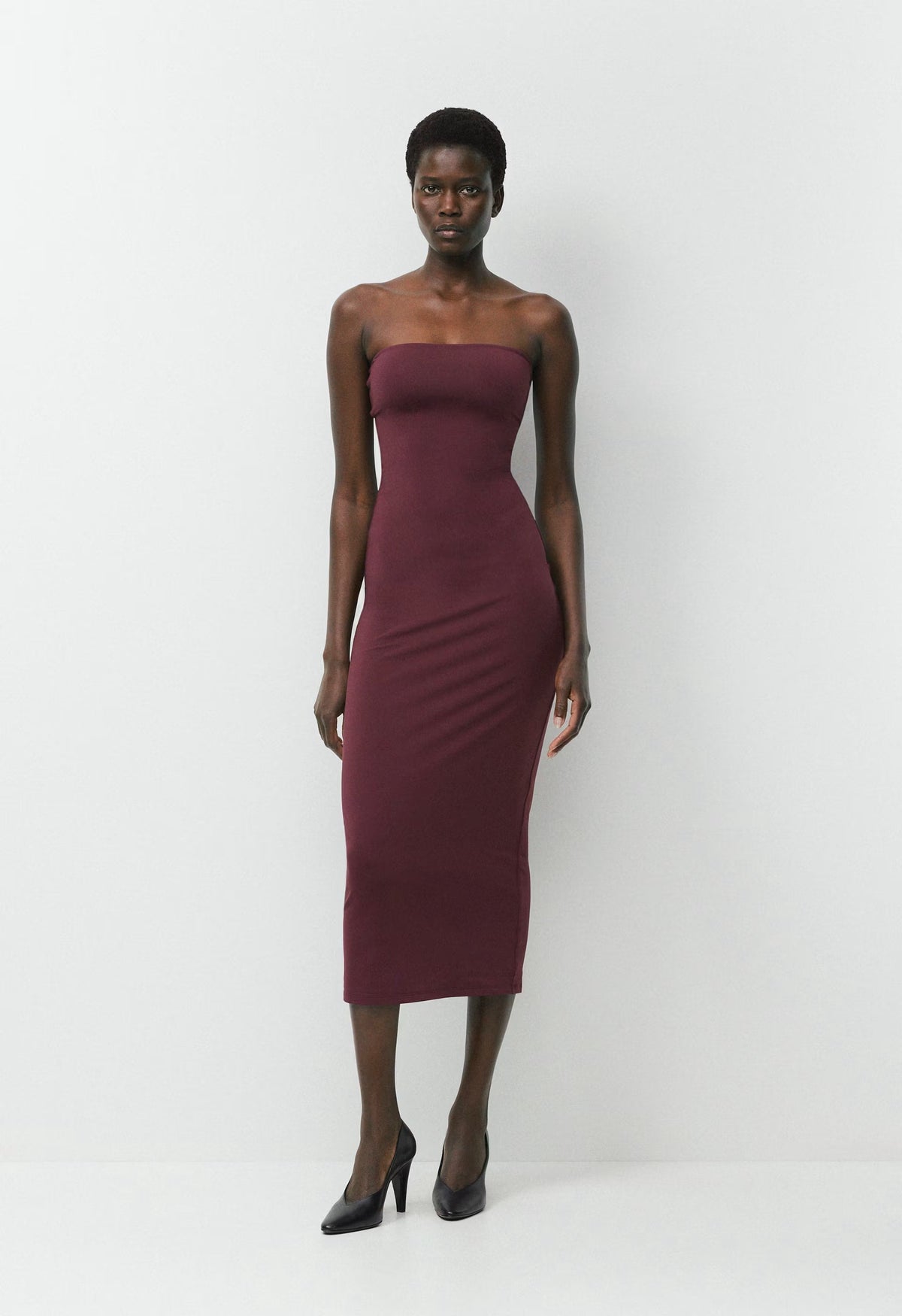 Original Contour Enrapture Maxi Tube Dress - GALA PLUM