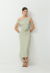 Klea Dress - SILVER SAGE GREEN
