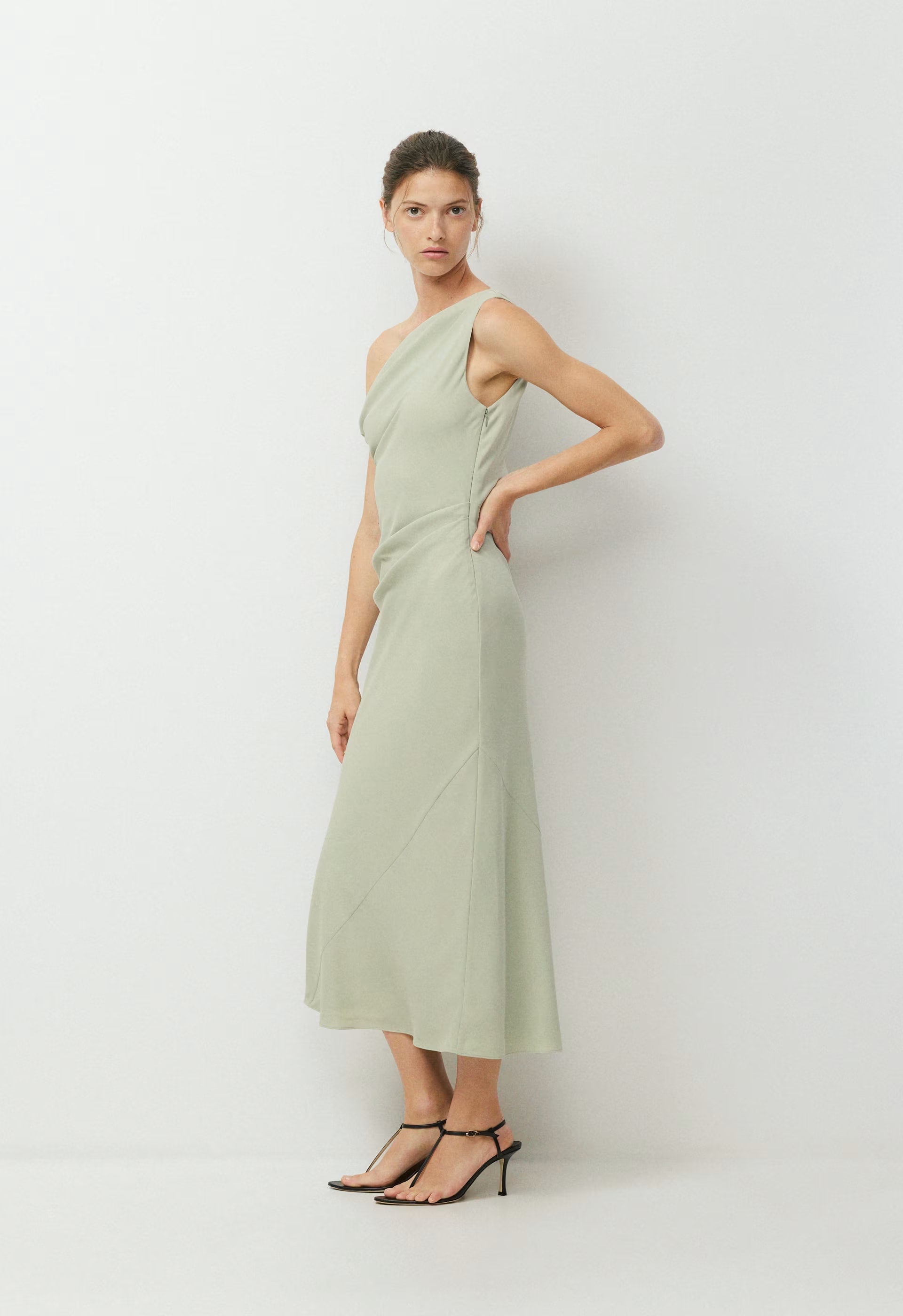 Klea Dress - SILVER SAGE GREEN