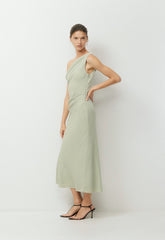 Klea Dress - SILVER SAGE GREEN
