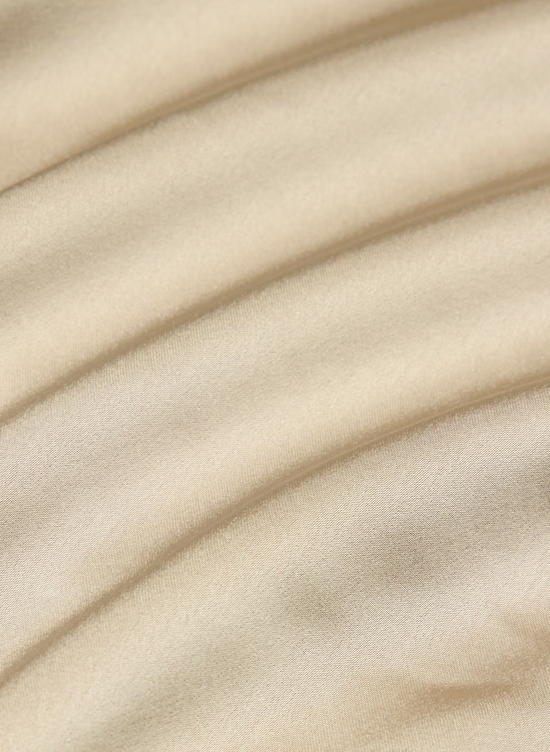 Fan Satin Dress - MARCONA BEIGE