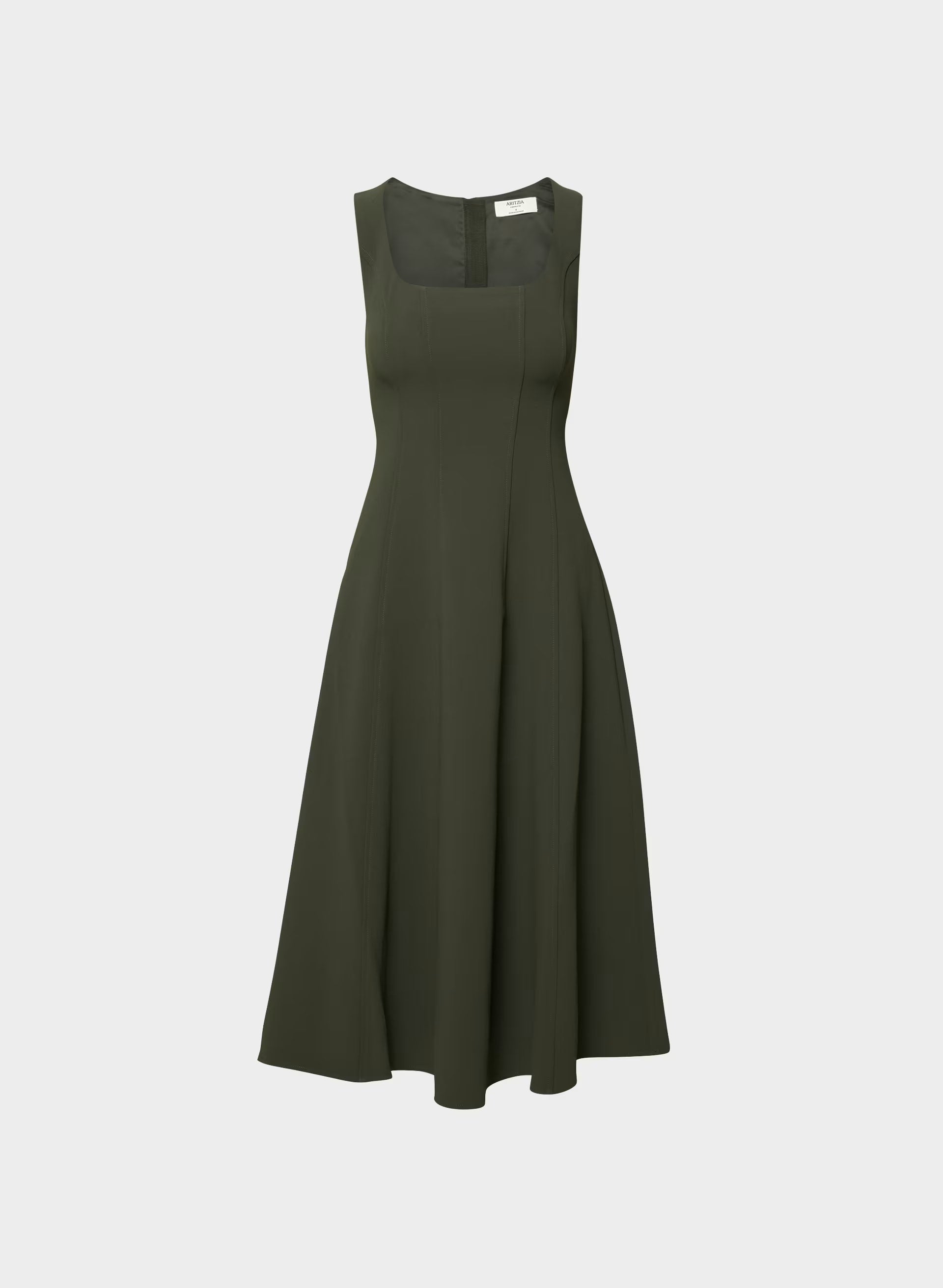 Leiden Dress - Crepette™ - FLINT GREEN