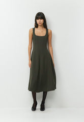 Leiden Dress - Crepette™ - FLINT GREEN