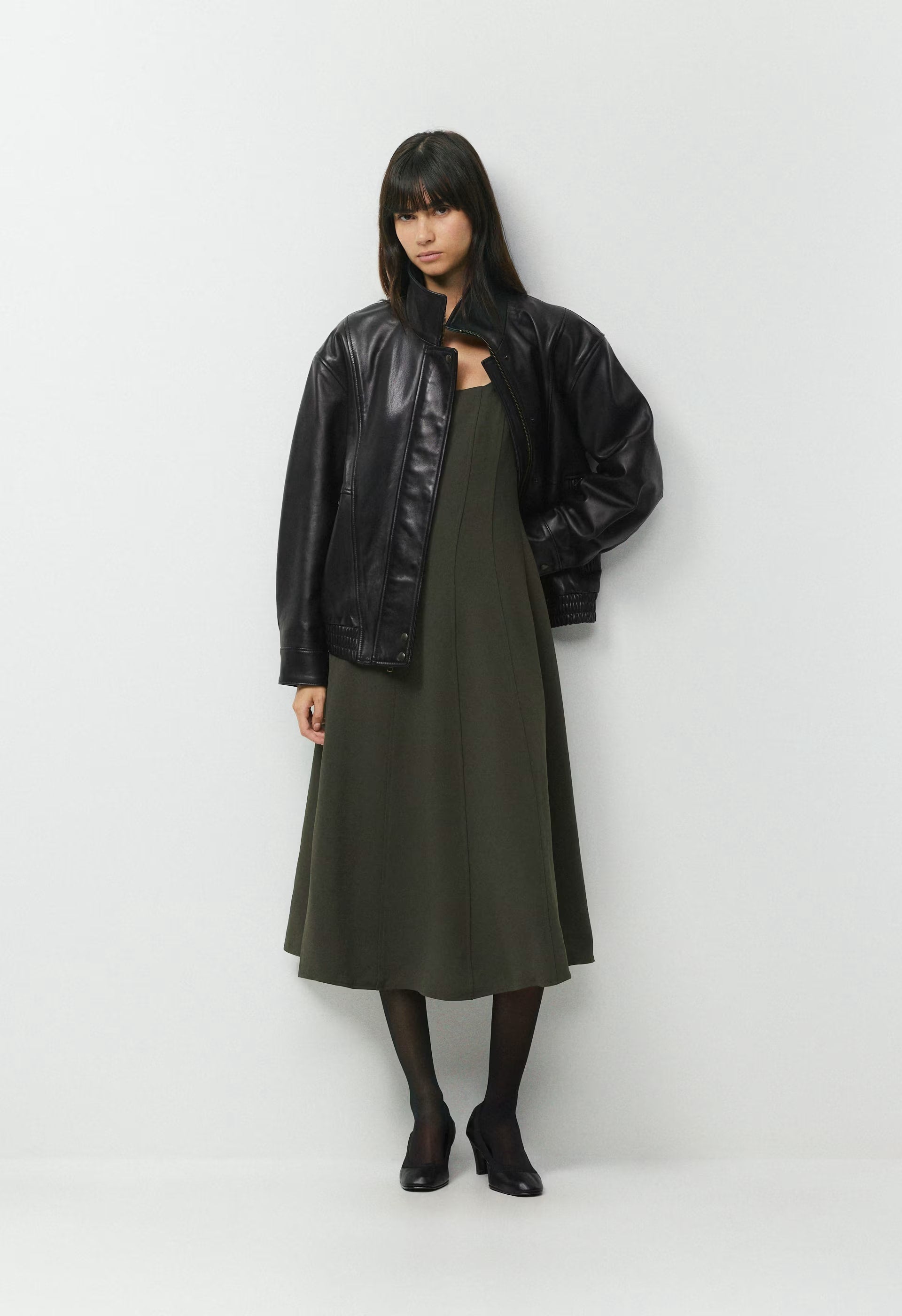Leiden Dress - Crepette™ - FLINT GREEN