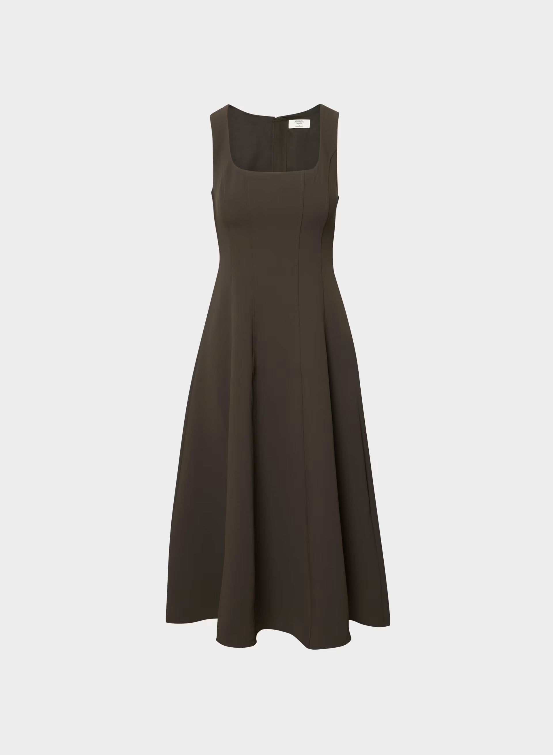 Leiden Dress - Crepette™ - CACAO NIB BROWN