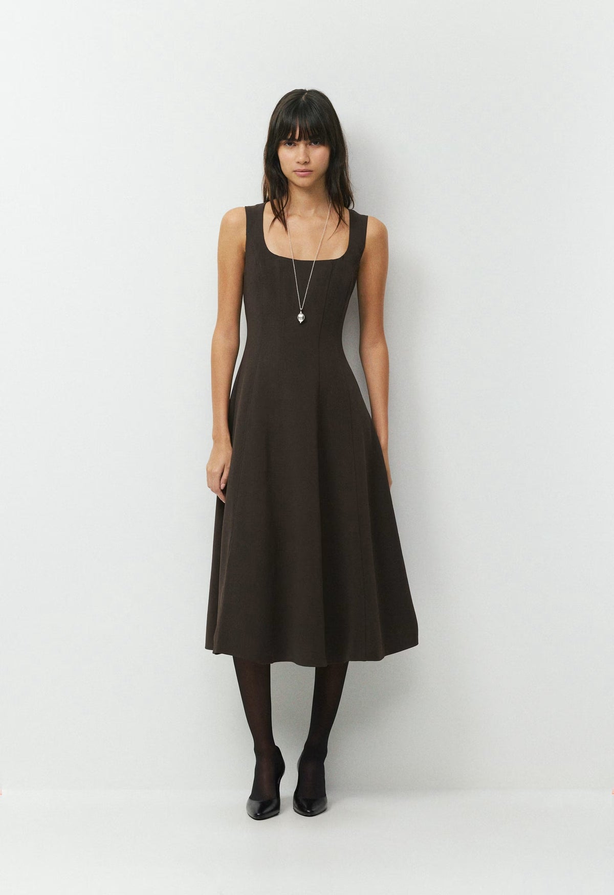 Leiden Dress - Crepette™ - CACAO NIB BROWN