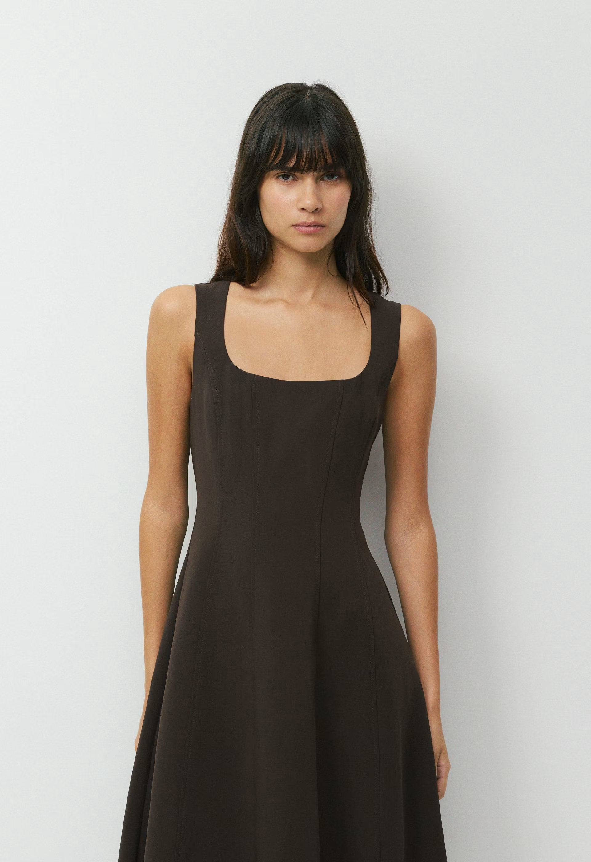 Leiden Dress - Crepette™ - CACAO NIB BROWN