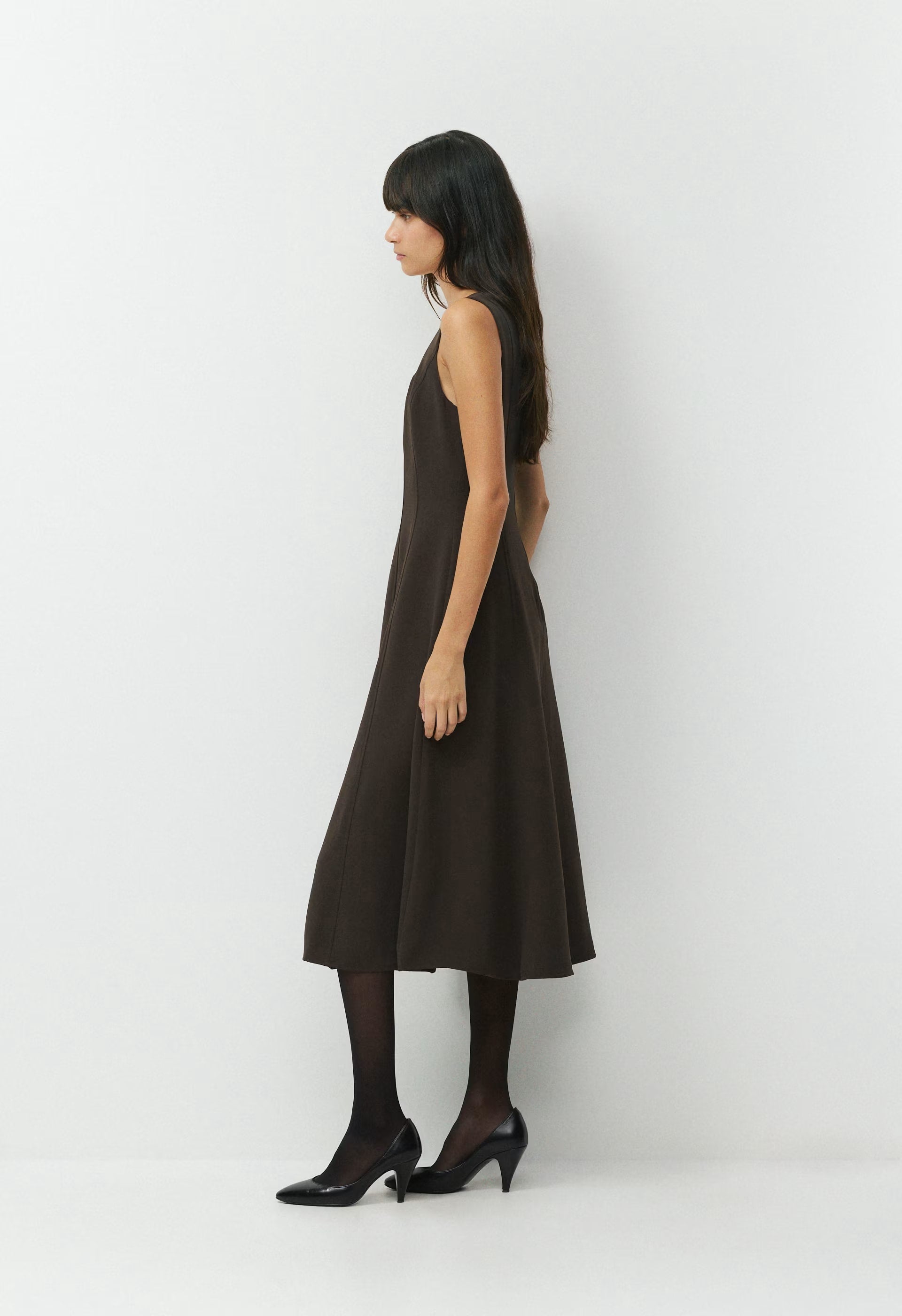 Leiden Dress - Crepette™ - CACAO NIB BROWN