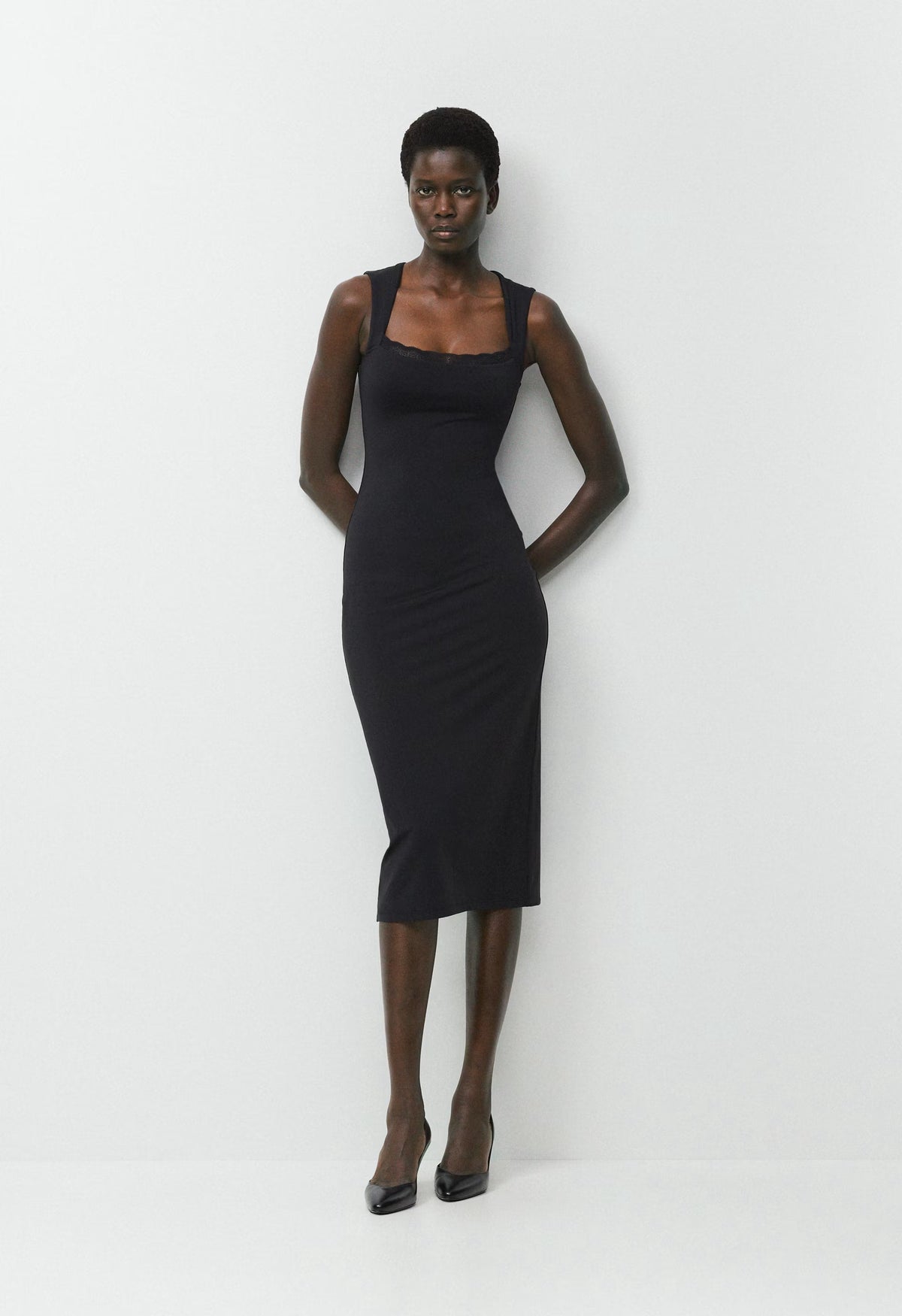 Original Contour Together Dress - BLACK