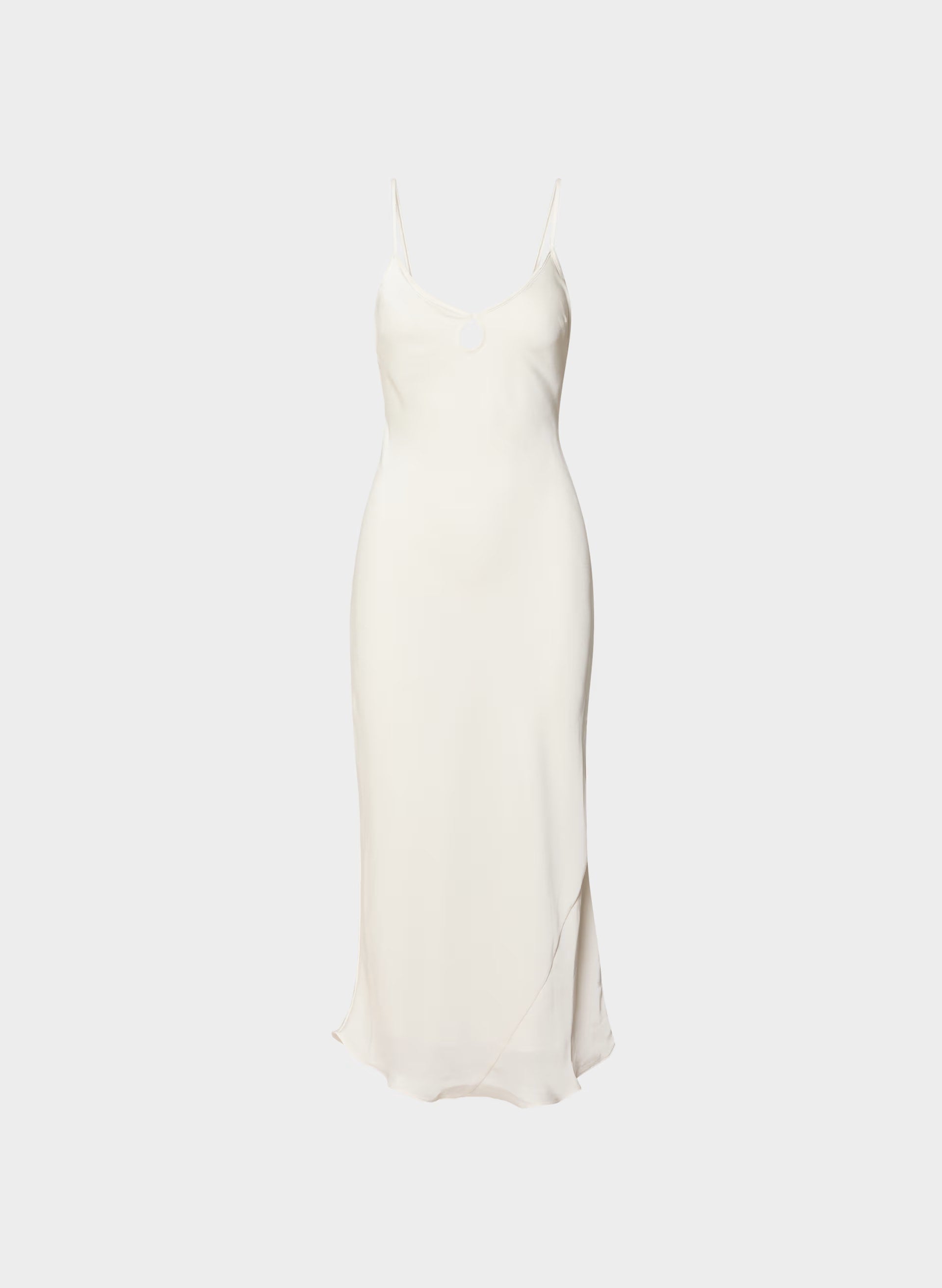 Duskfall Satin Dress - LIGHT BIRCH