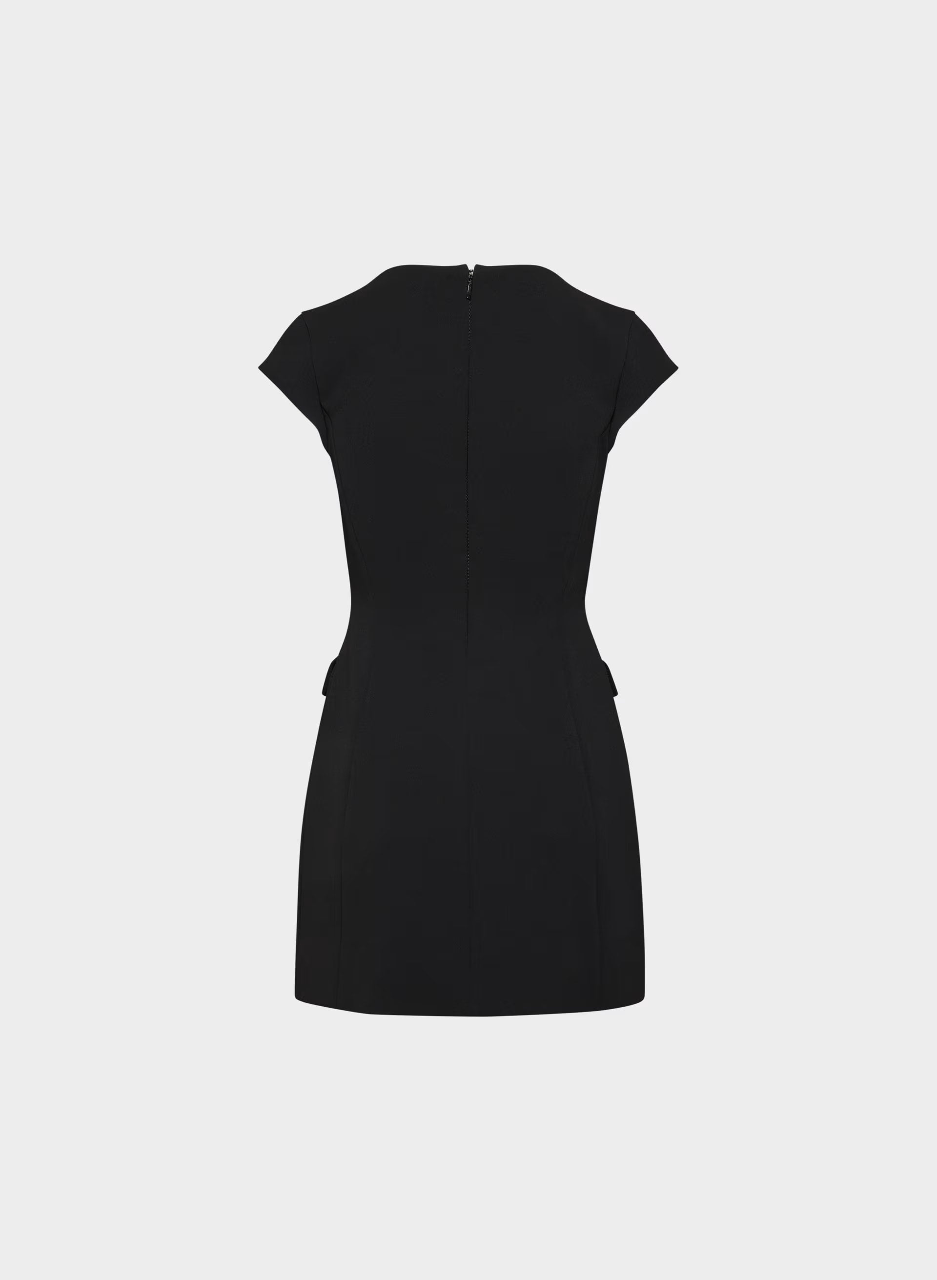 FigureKnit™ Priestly Dress - BLACK