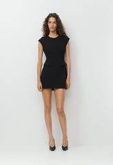 FigureKnit™ Priestly Dress - BLACK