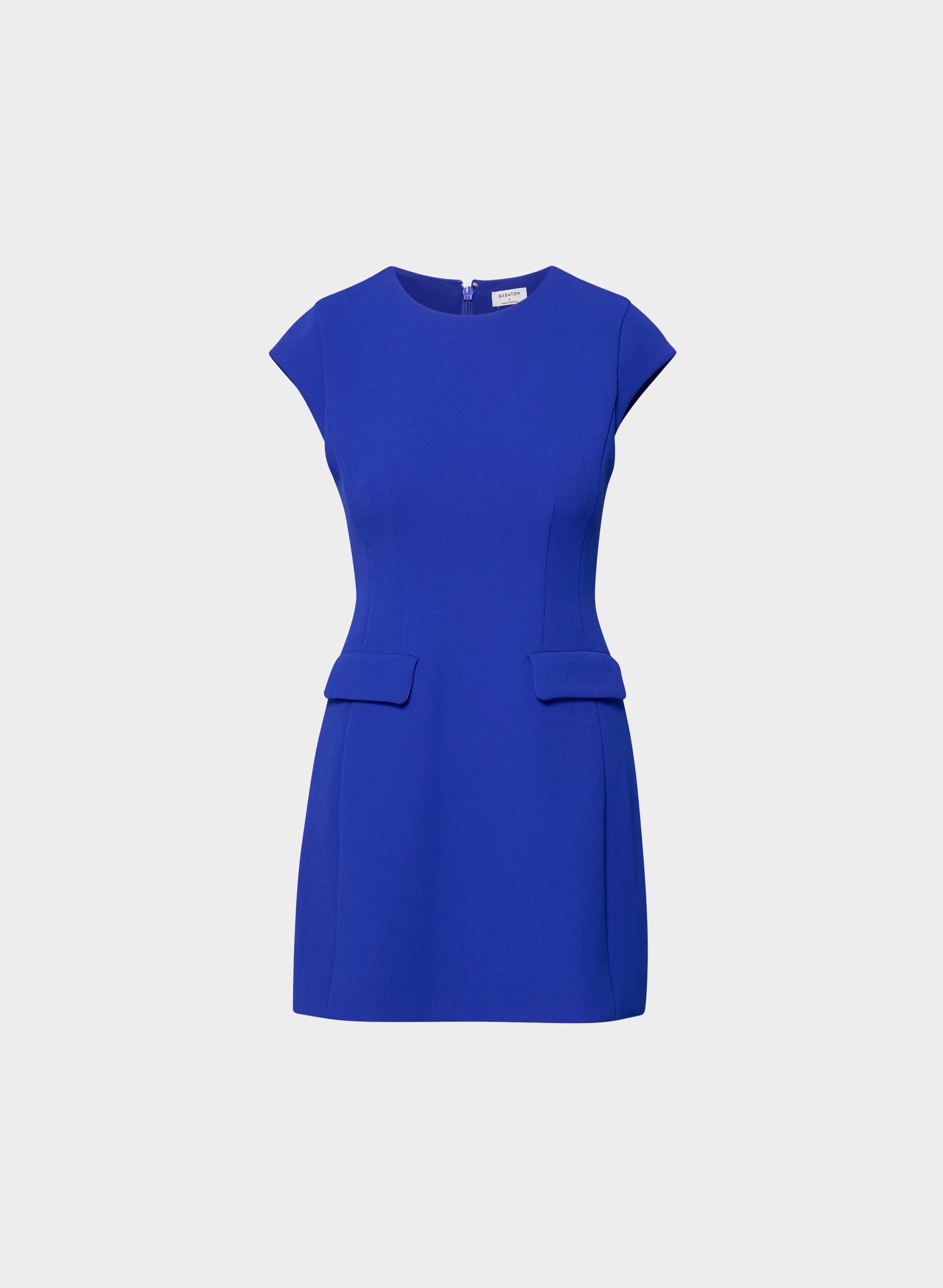 FigureKnit™ Priestly Dress - ABLAZE BLUE
