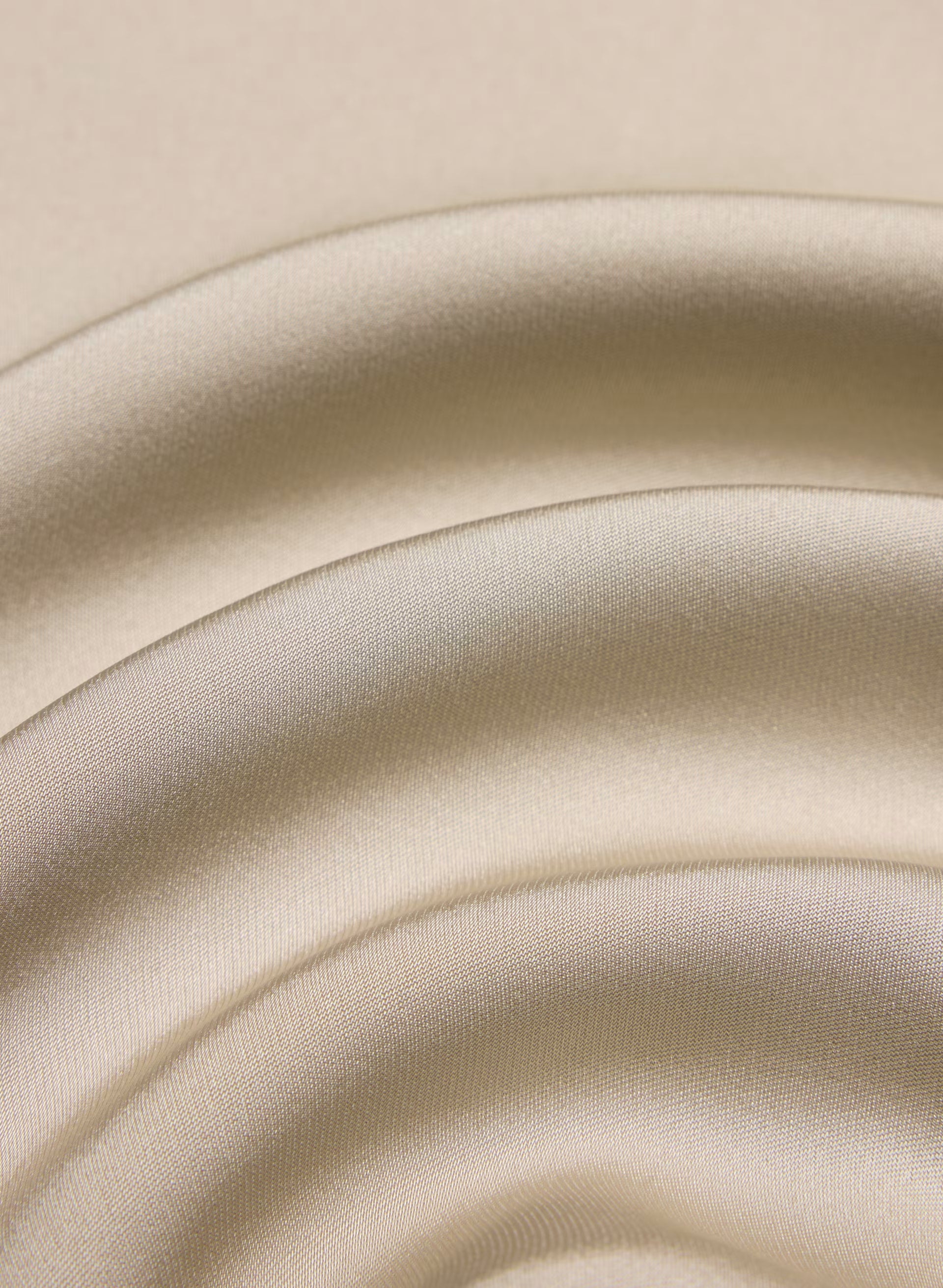 Audience Satin Mini Halter Dress - MARCONA BEIGE