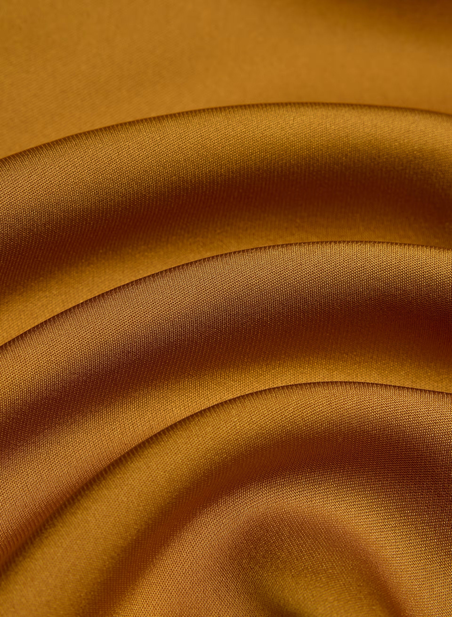 Audience Satin Mini Halter Dress - SHERRY OCHRE