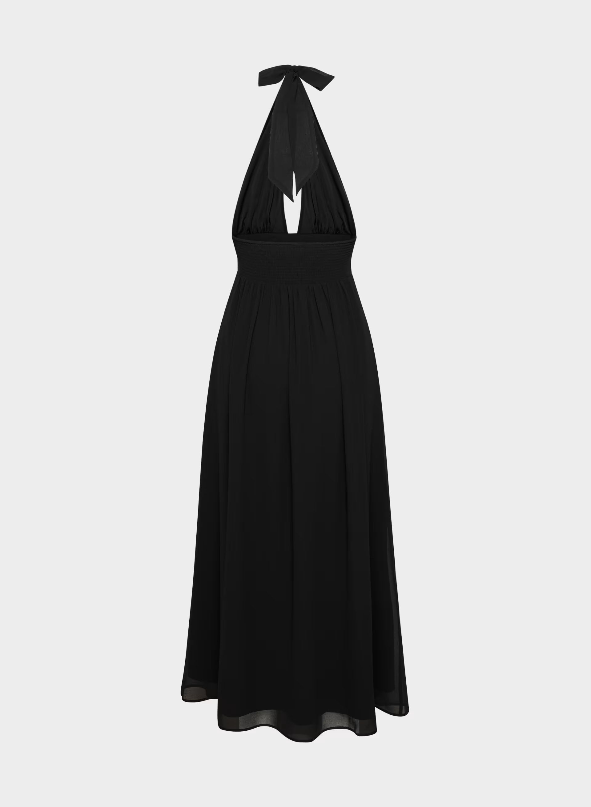 Orchardine Halter Dress - BLACK