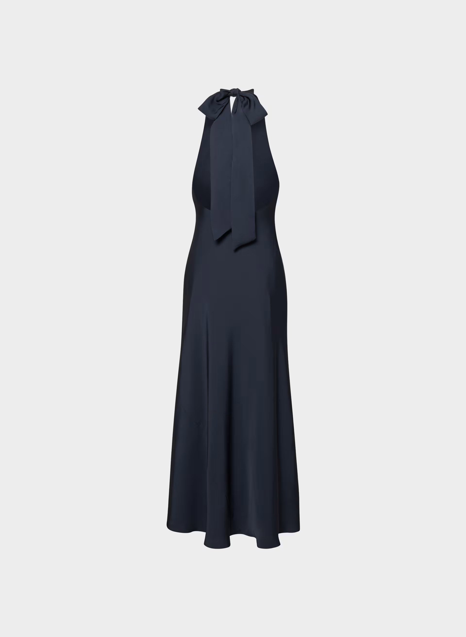 Tidal Satin Halter Dress - ADMIRAL