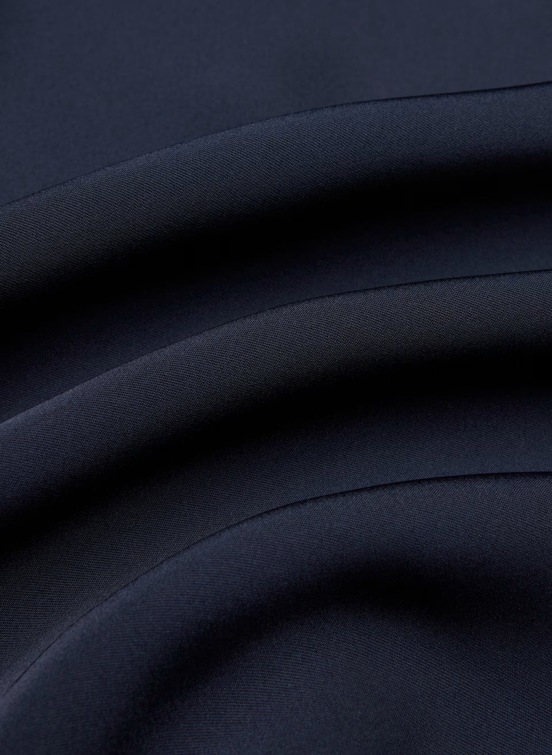 Tidal Satin Halter Dress - ADMIRAL